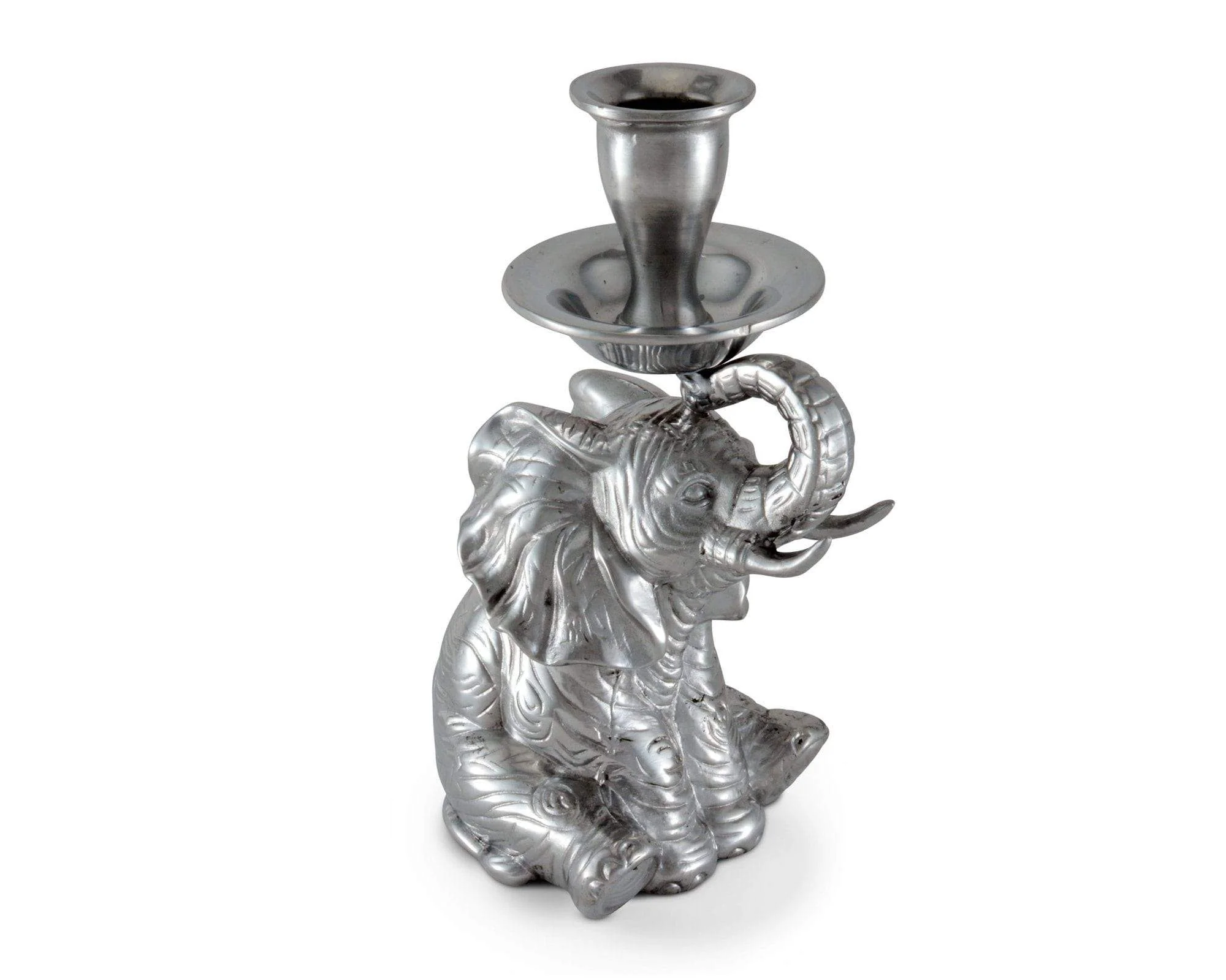Arthur Court Elephant Taper Candle Holders