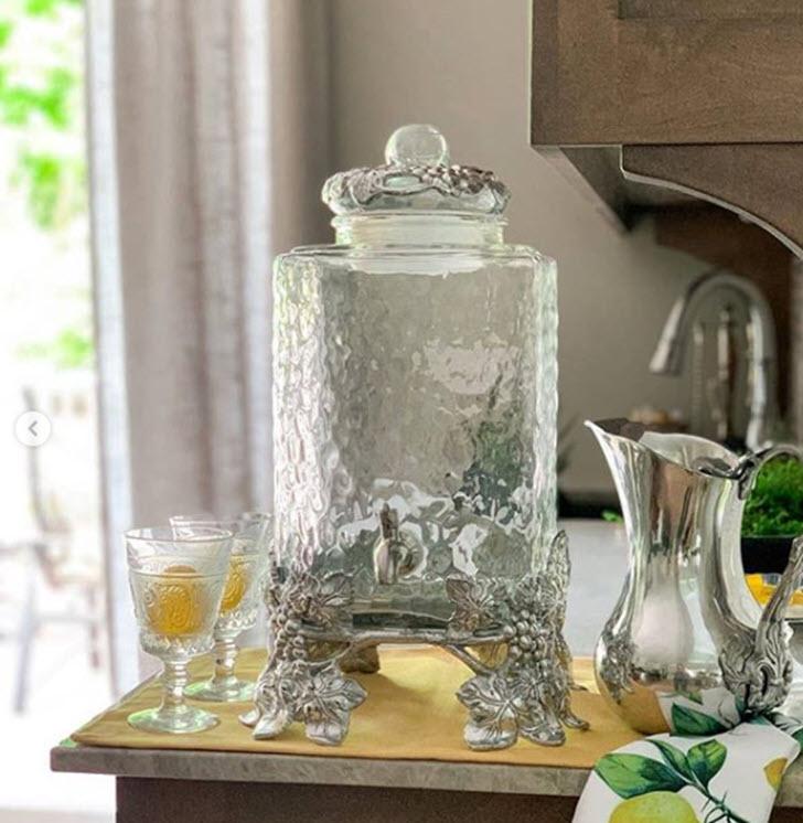 Arthur Court Elevated Grape Beverage Server - Image 2