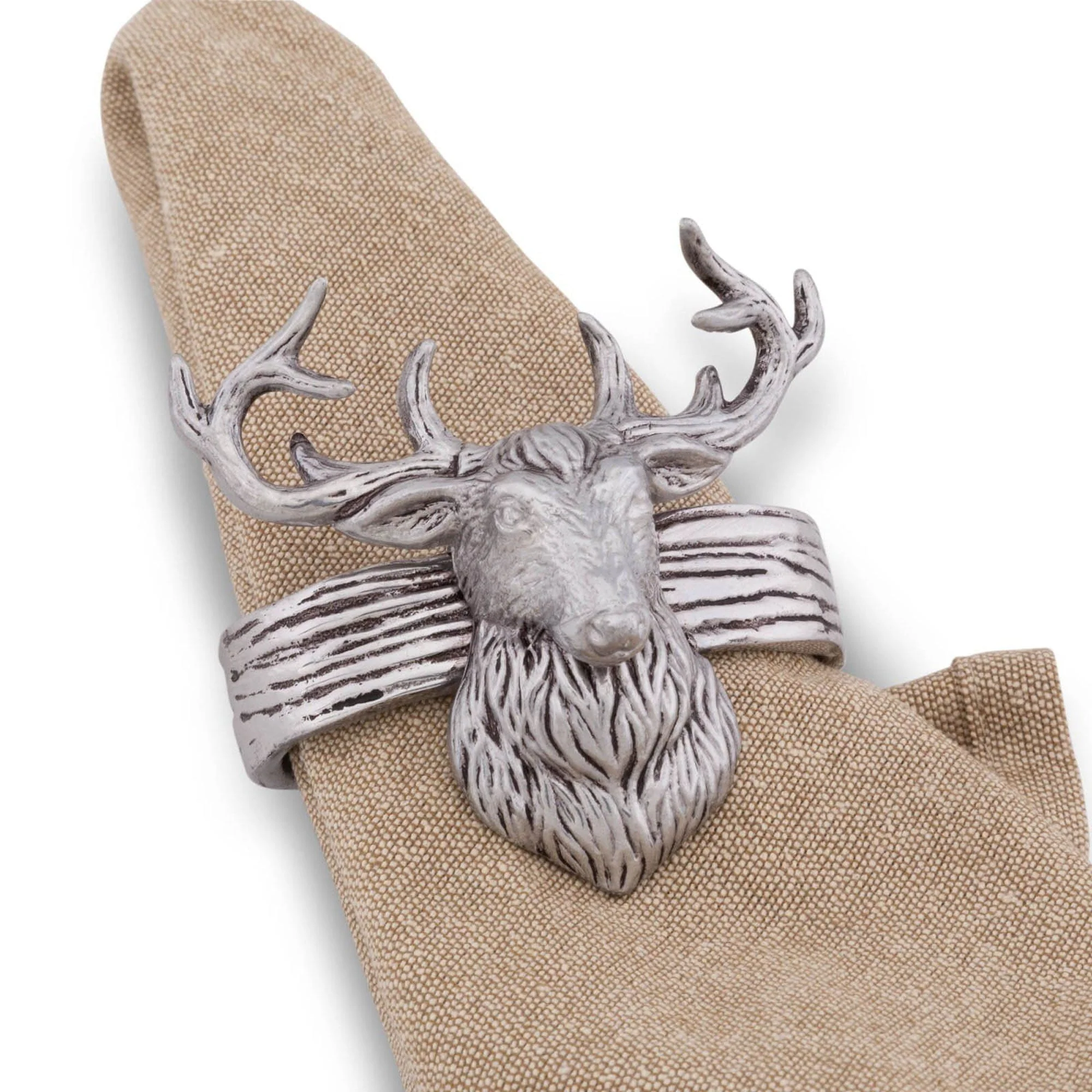 Arthur Court Elk Head Napkin Rings - Image 2