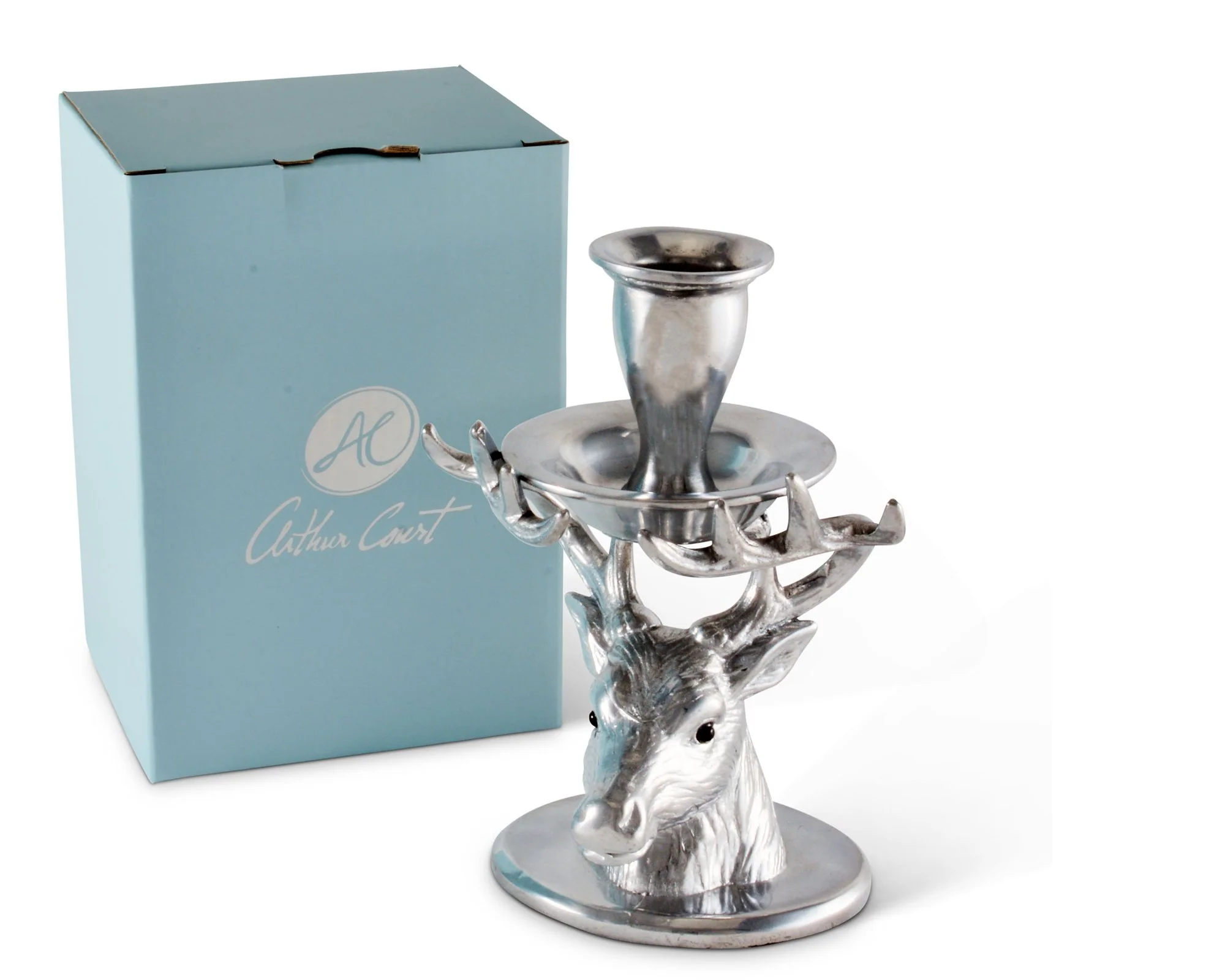 Arthur Court Elk Taper Candle Holder - Image 4