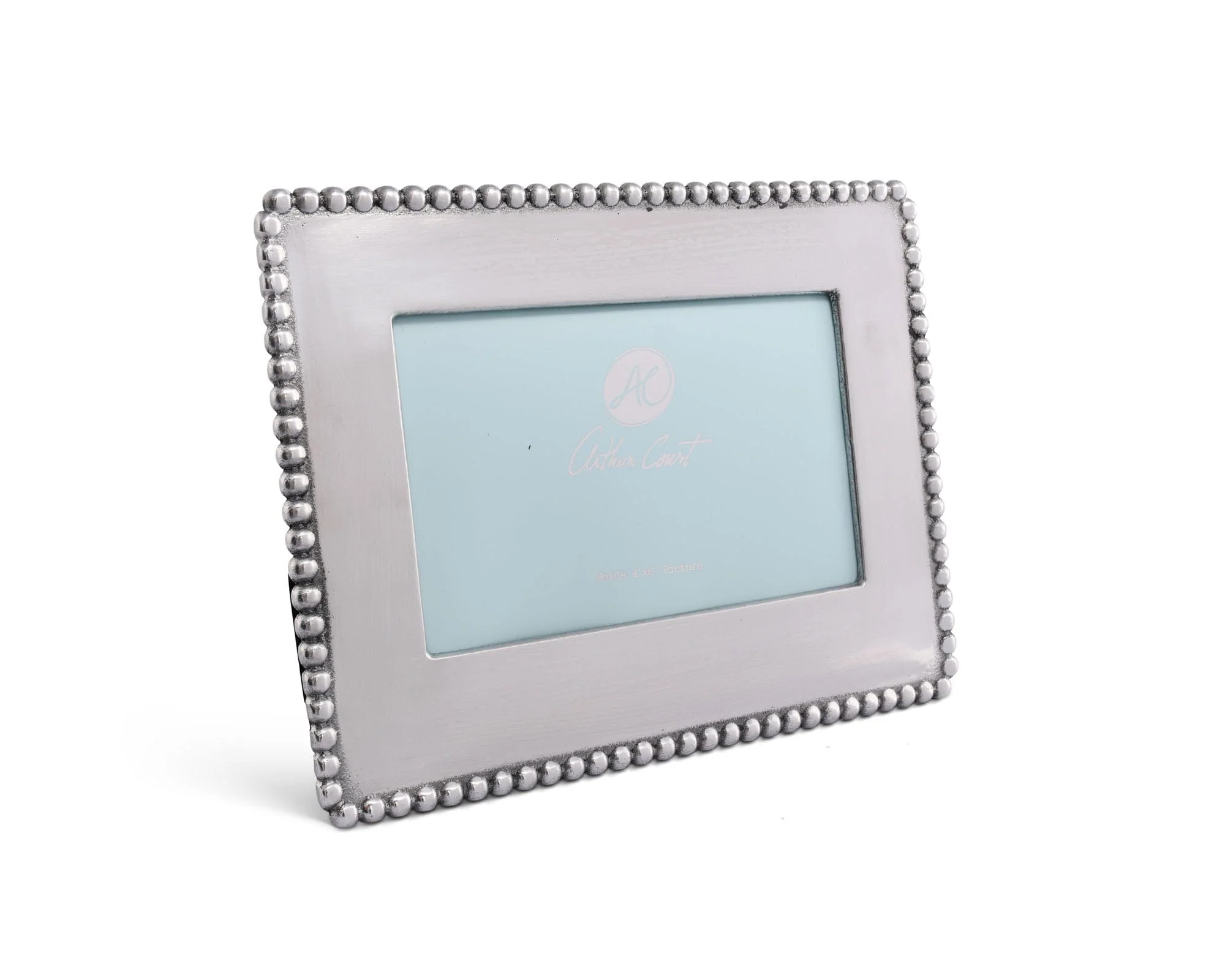 Arthur Court Engravable Beaded Photo Frame 4x6 - Image 4