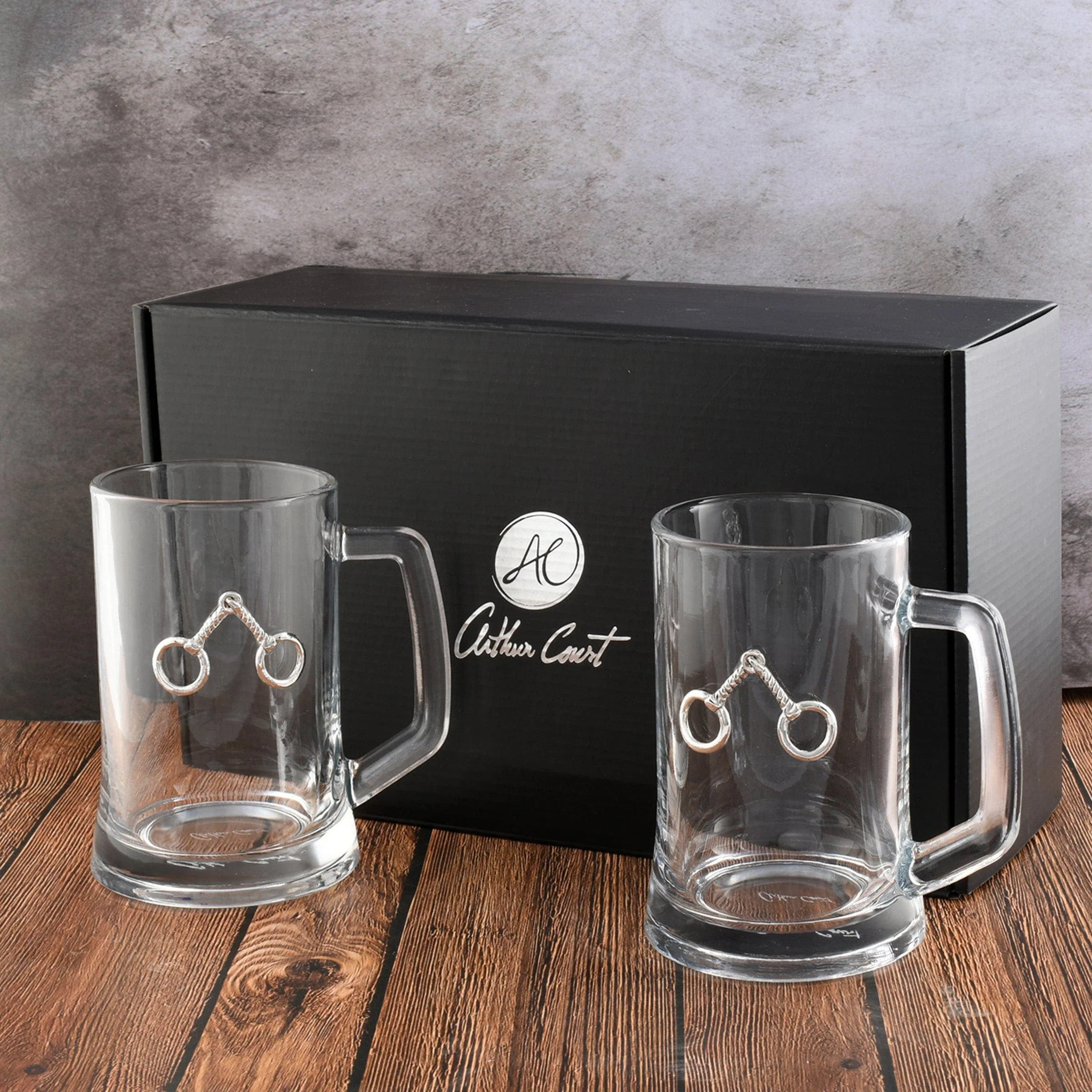 Arthur Court Equestrian Bit Beer Mugs - Set of 2 - Image 6