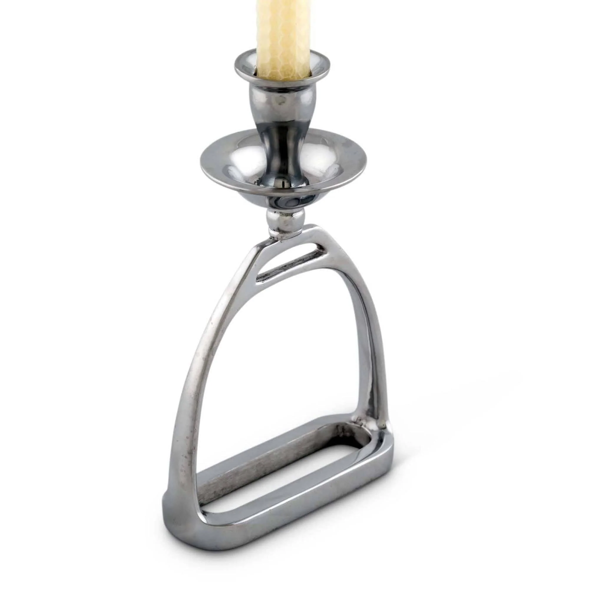 Arthur Court Equestrian Stirrup Candlestick - Image 3
