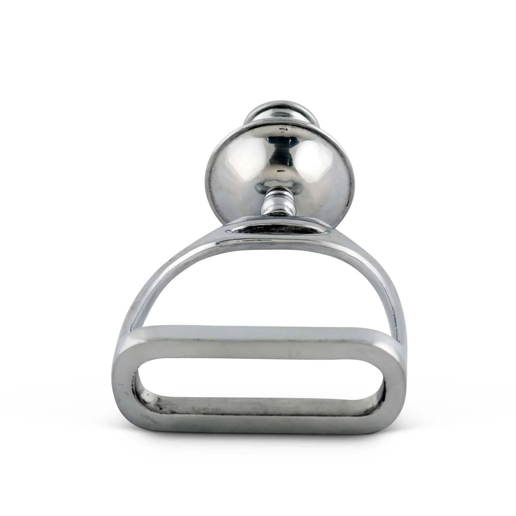 Arthur Court Equestrian Stirrup Candlestick - Image 4