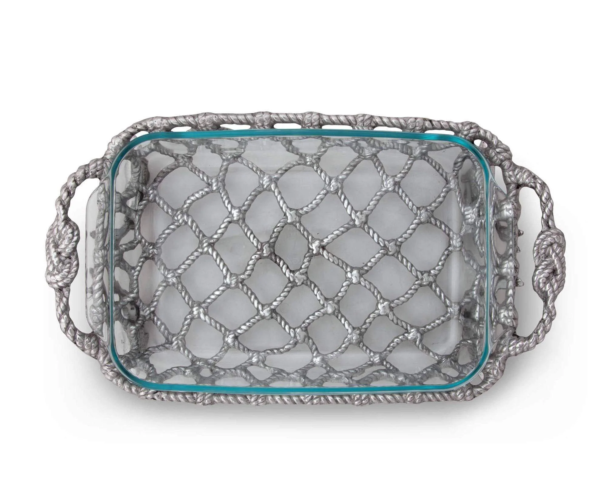 Arthur Court Fish Net Casserole / Pyrex Holder