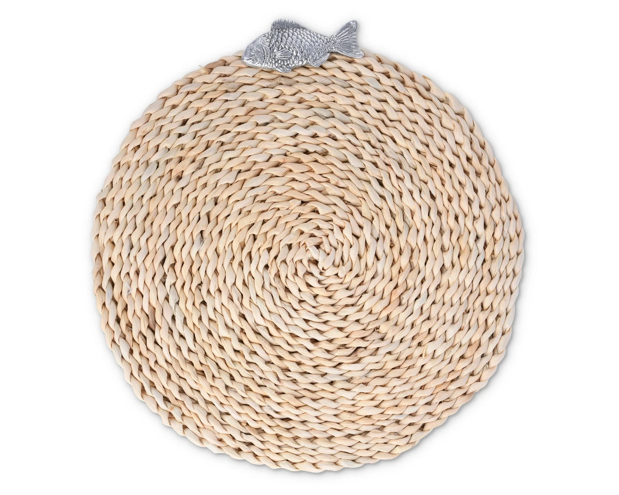 Arthur Court Fish Twisted Seagrass Placemats - Set Of 4