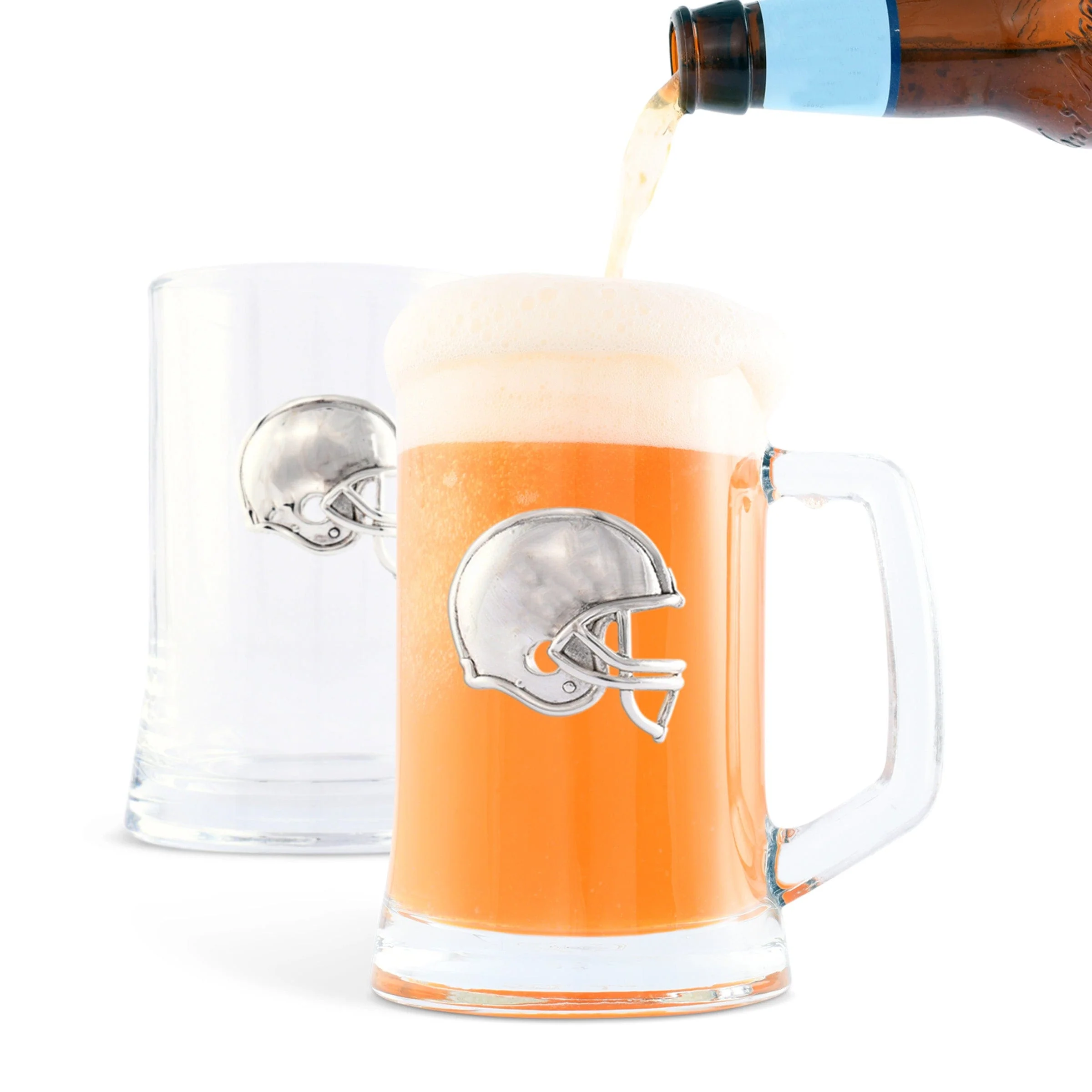 Arthur Court Football Beer Mugs - Set of 2