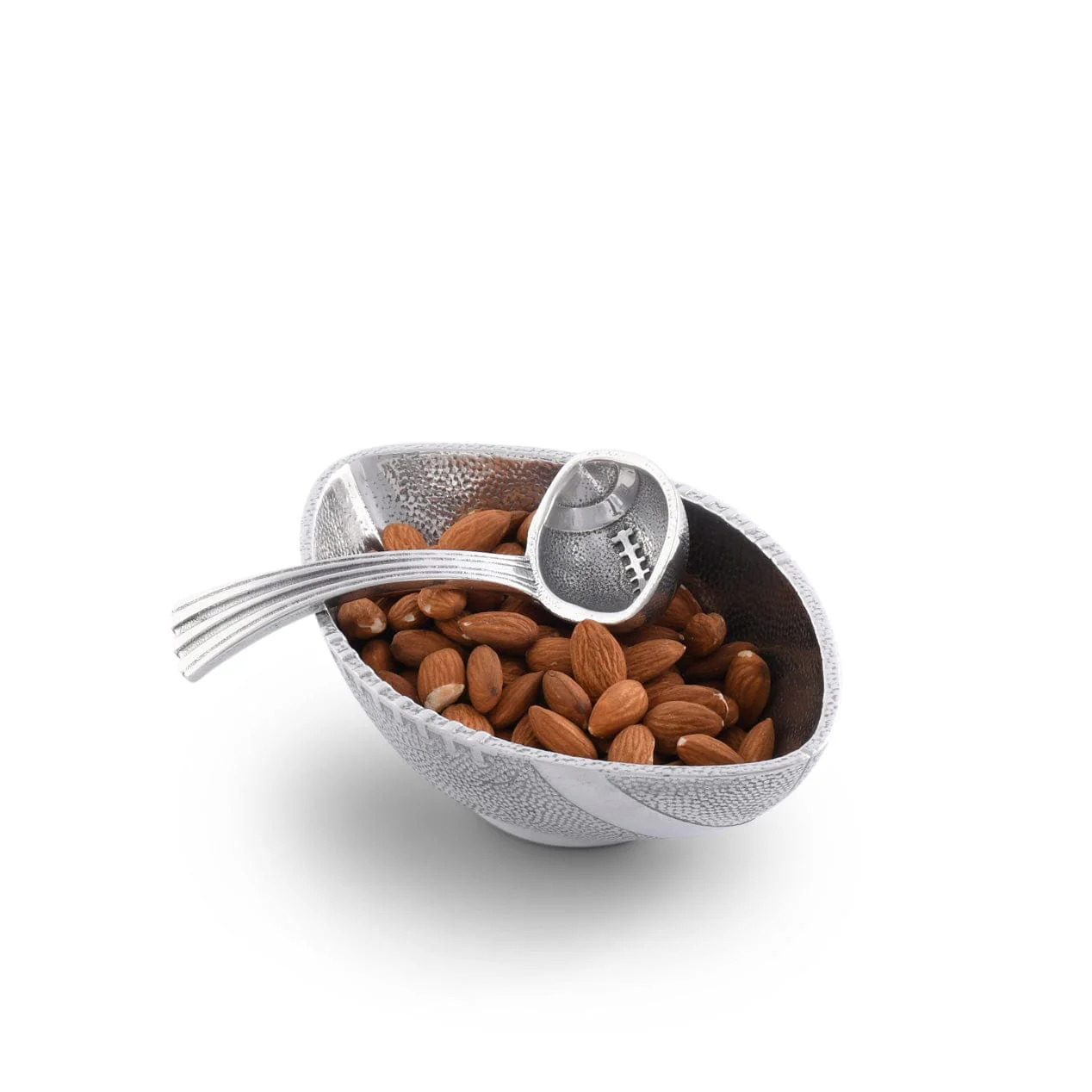 Arthur Court Football Condiment Bowl with Spoon - Image 4