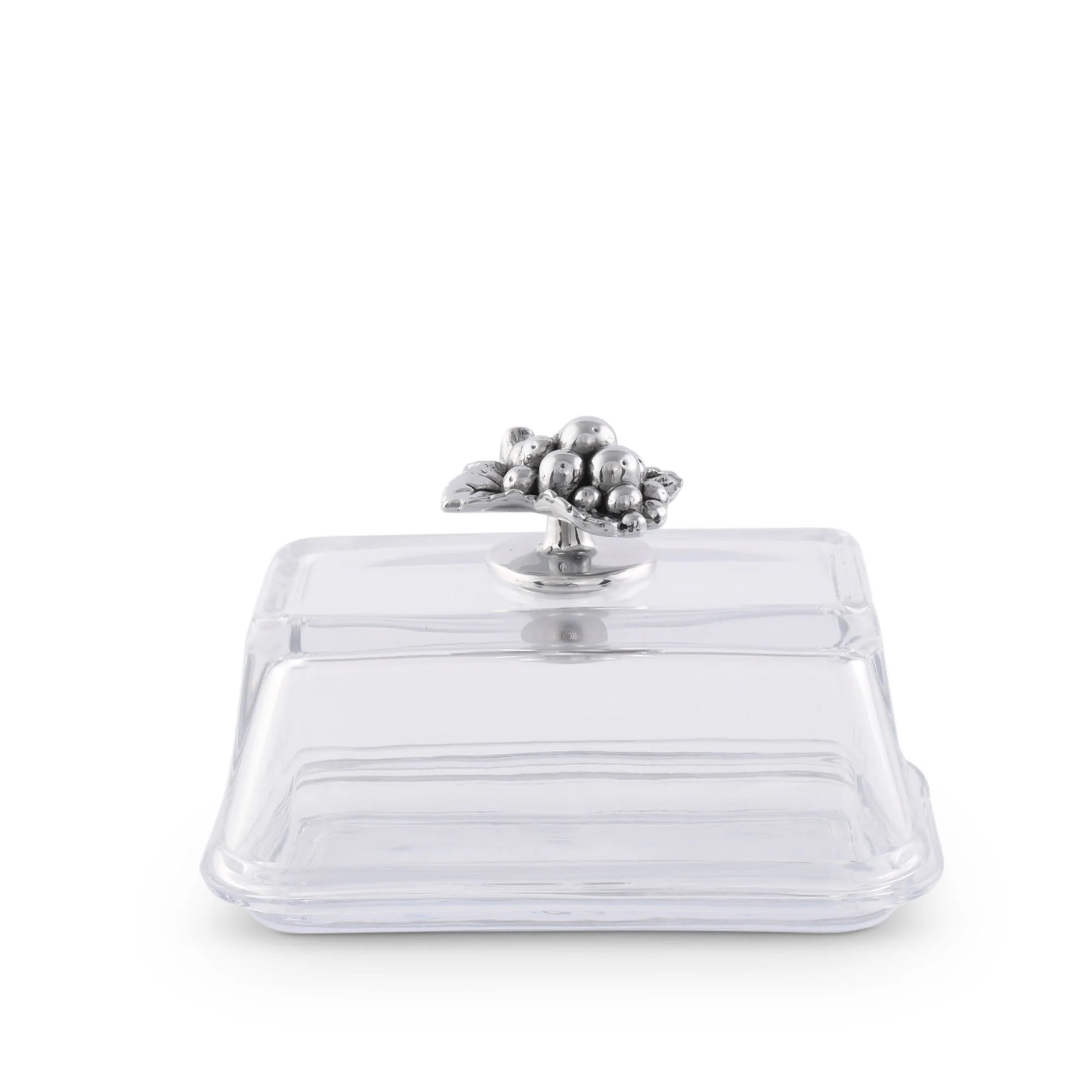 Arthur Court Glass Butter Dish - Grape - Image 3