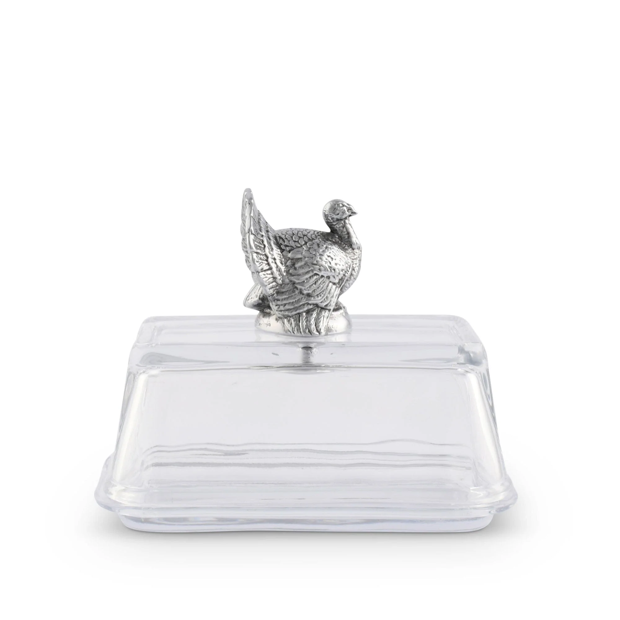 Arthur Court Glass Butter Dish - Turkey - Image 3