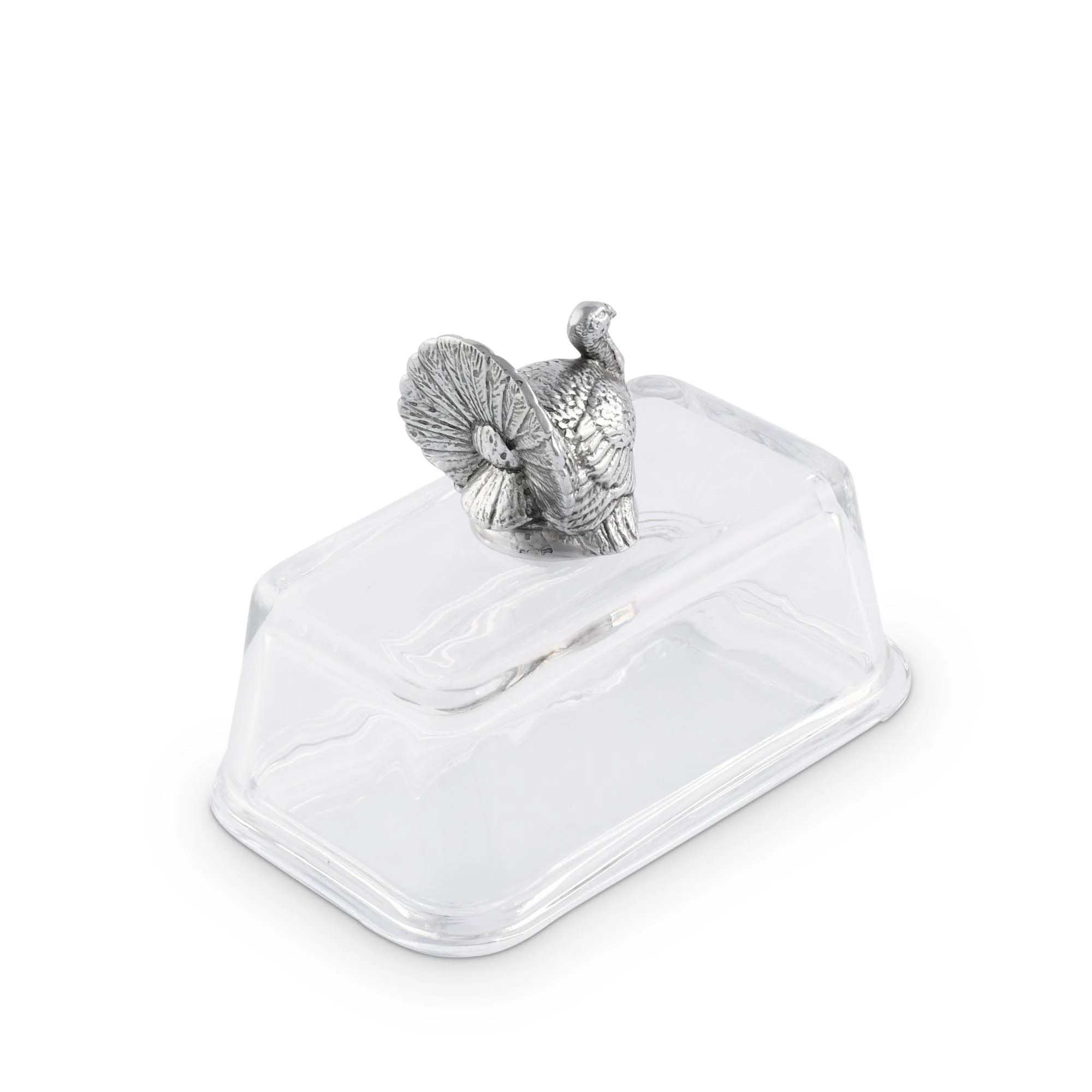 Arthur Court Glass Butter Dish - Turkey - Image 4