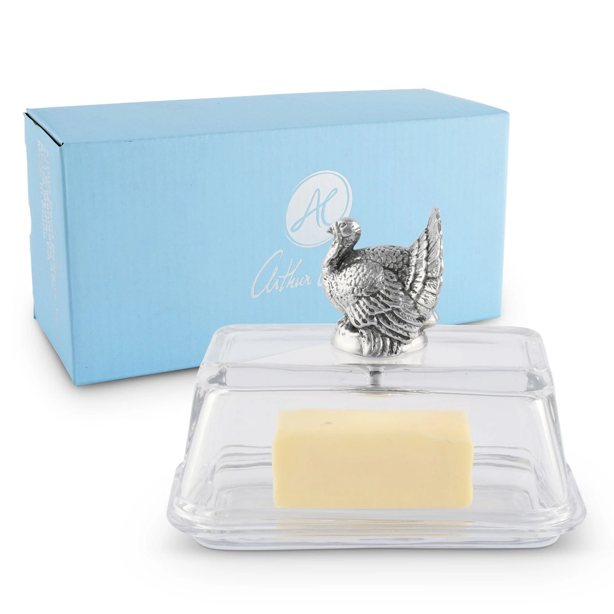 Arthur Court Glass Butter Dish - Turkey - Image 6