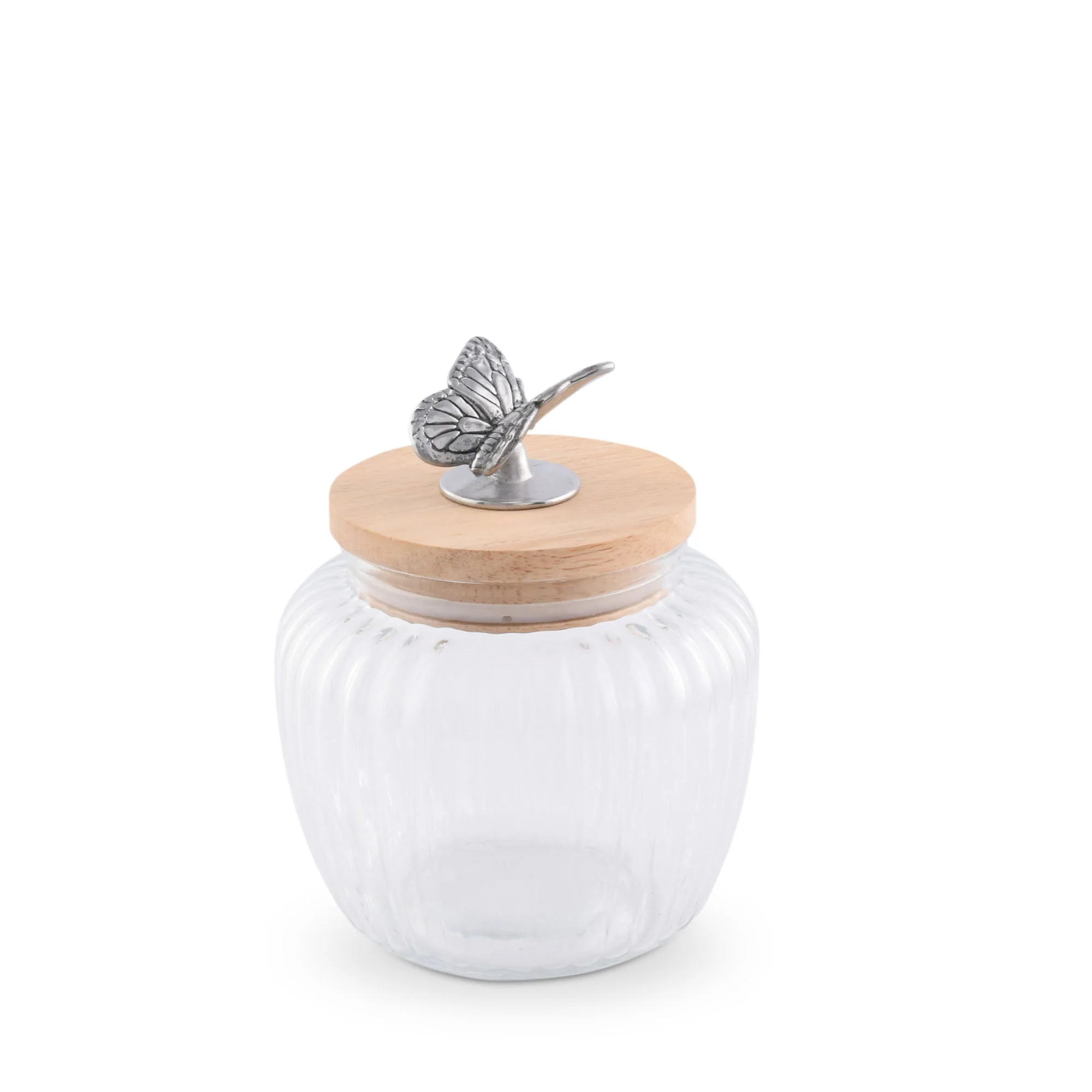 Arthur Court Glass Canister Large - Butterfly - Image 2