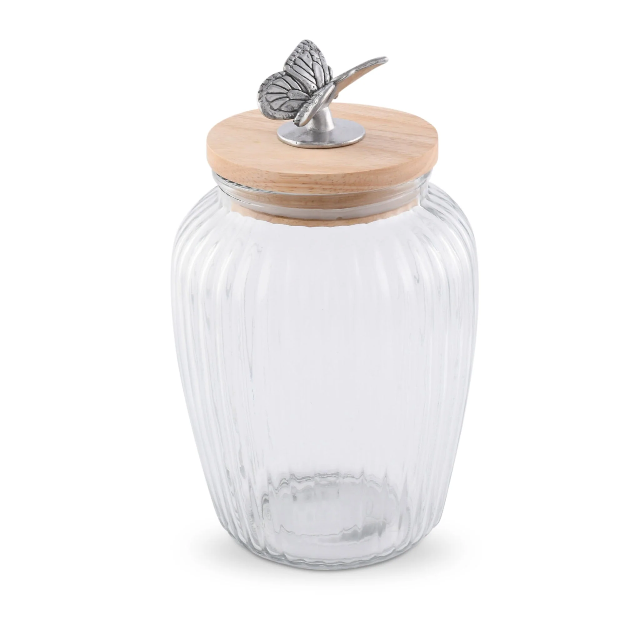 Arthur Court Glass Canister Large - Butterfly - Image 4