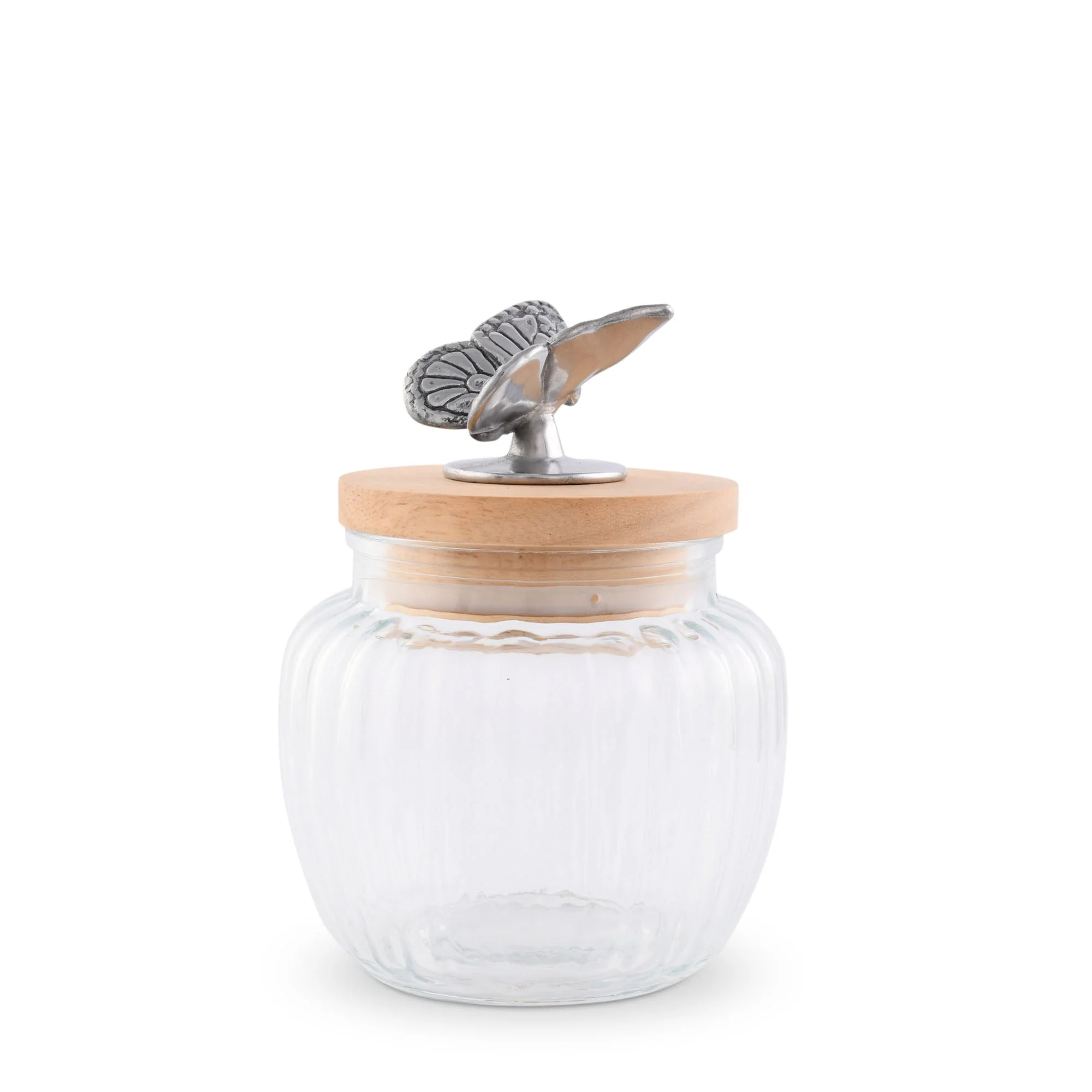 Arthur Court Glass Canister Large - Butterfly - Image 5