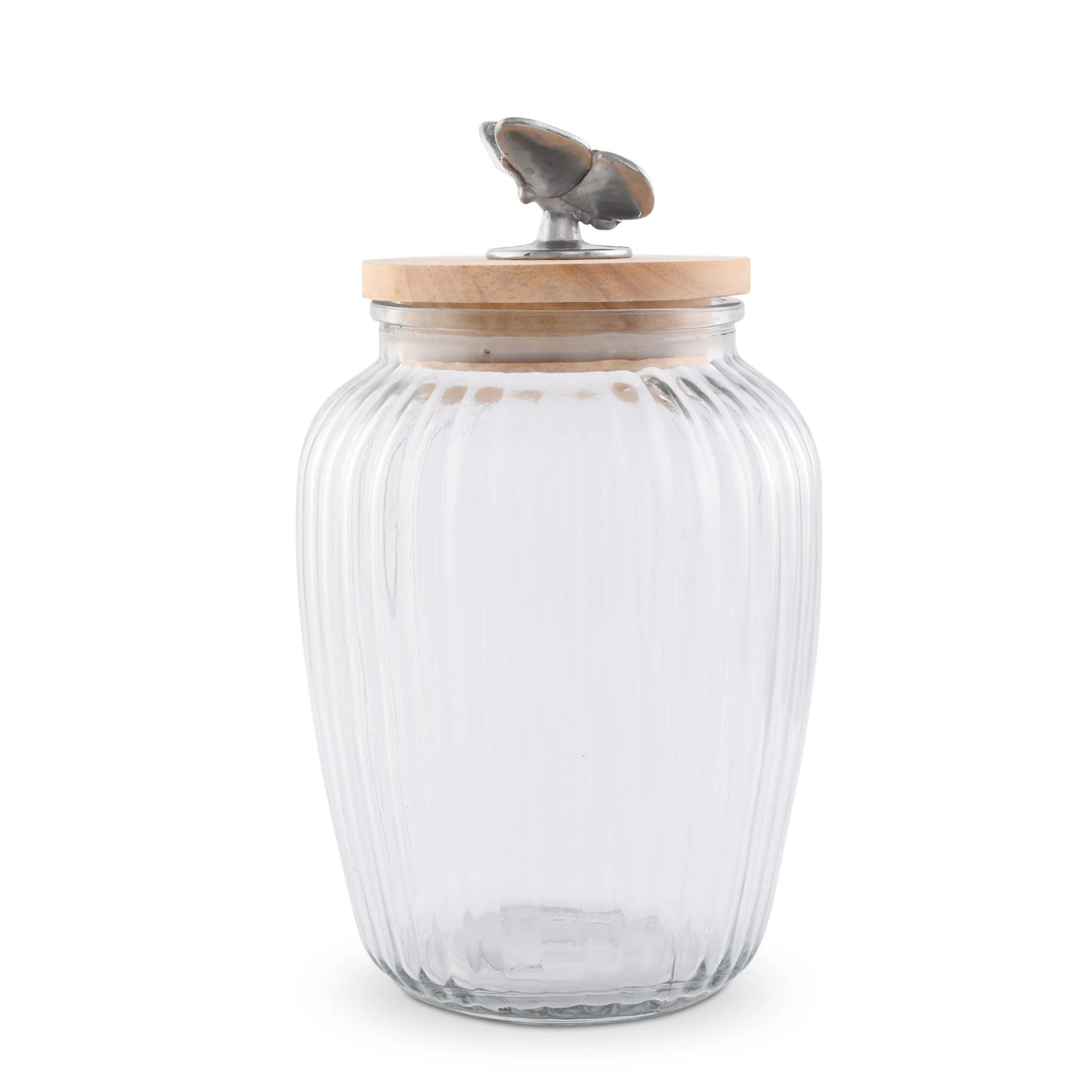 Arthur Court Glass Canister Large - Butterfly - Image 6