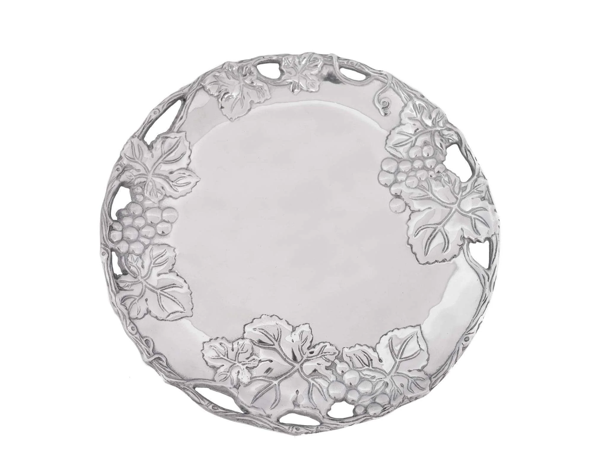 Arthur Court Grape 12 Round Plate