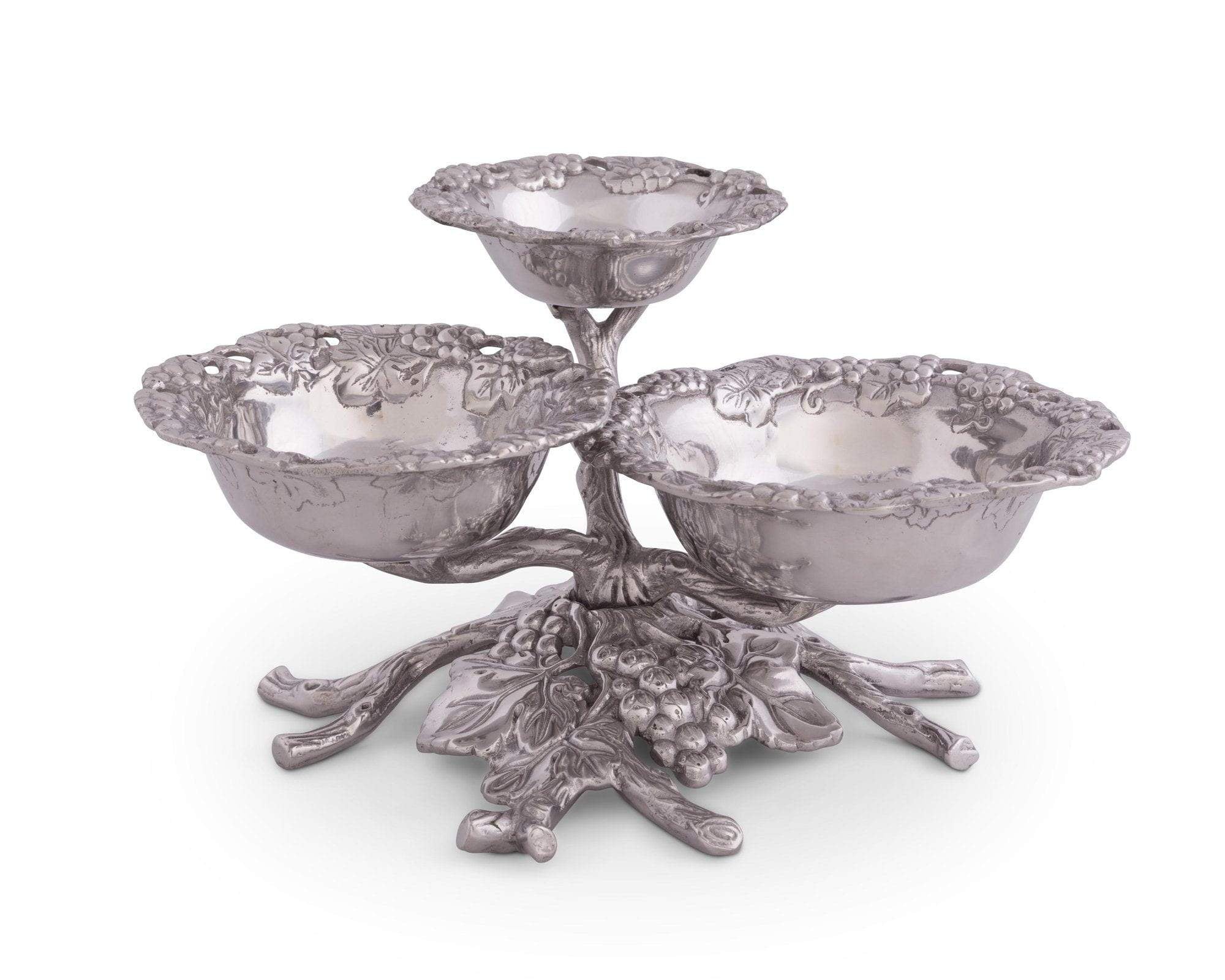 Arthur Court Grape 3-tiered Bowl