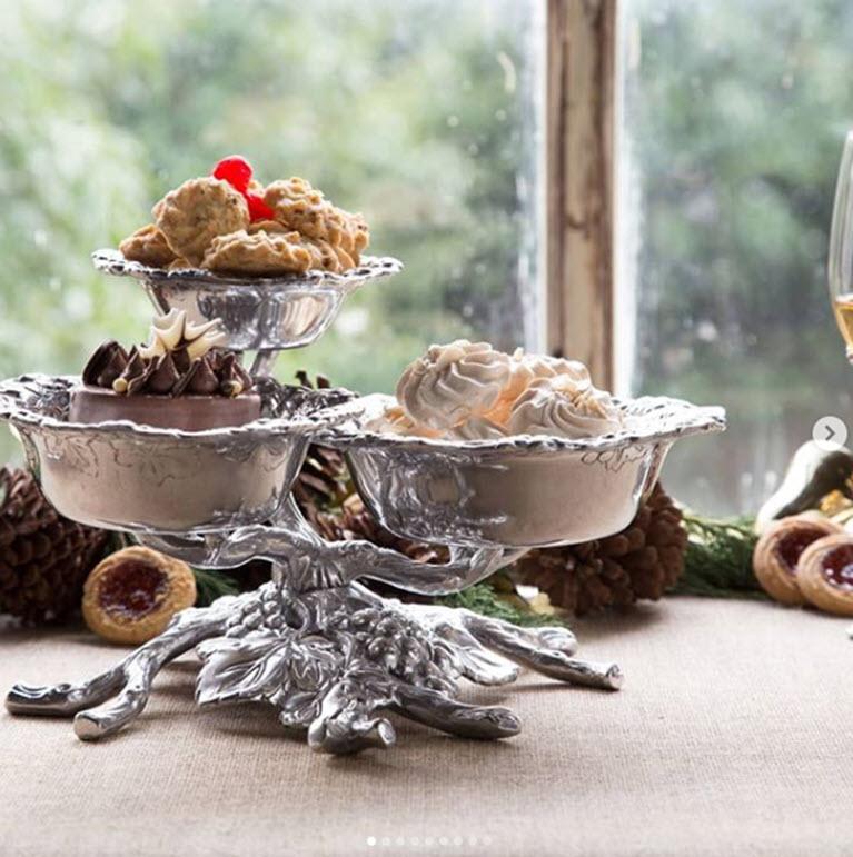 Arthur Court Grape 3-tiered Bowl - Image 2