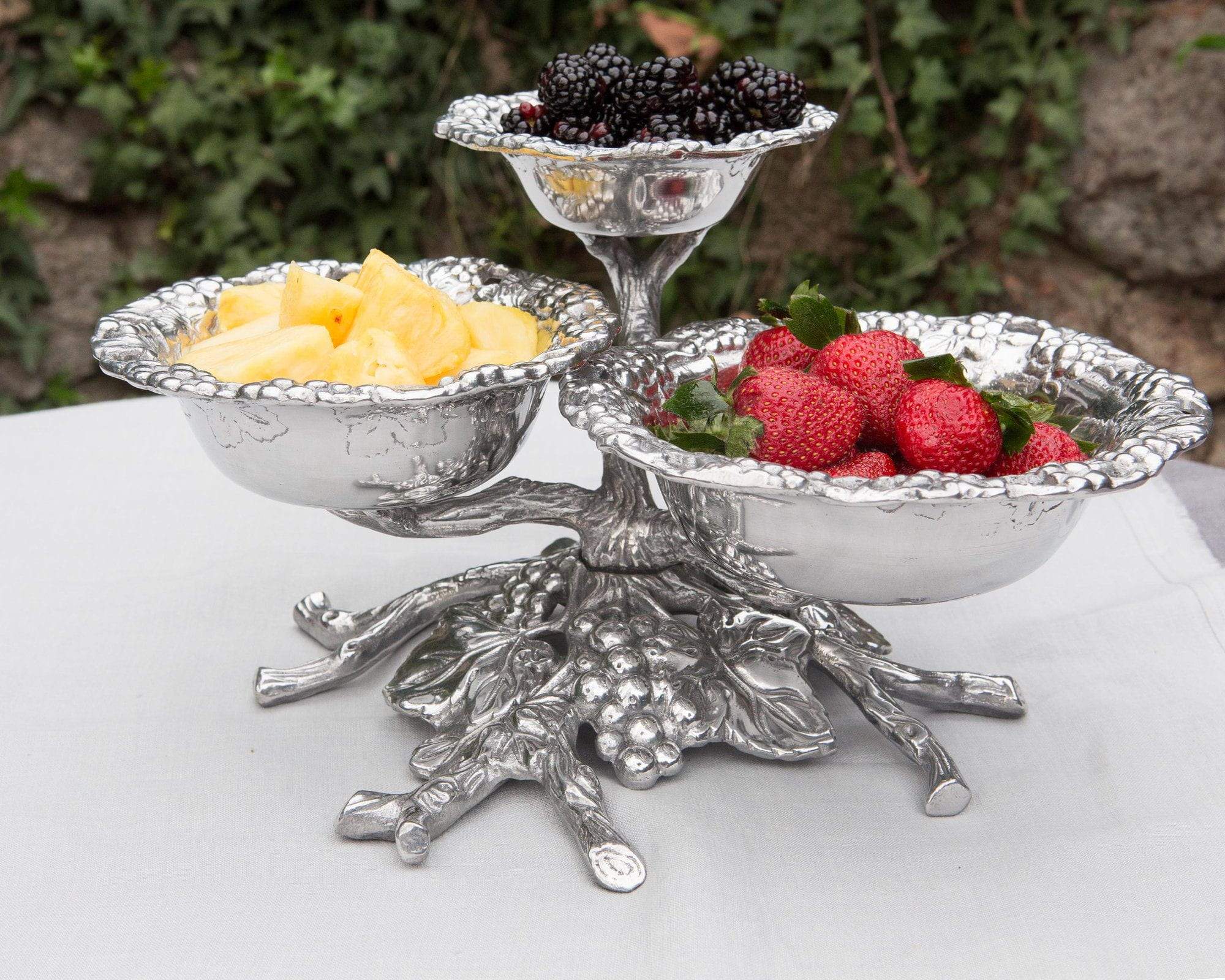 Arthur Court Grape 3-tiered Bowl - Image 4