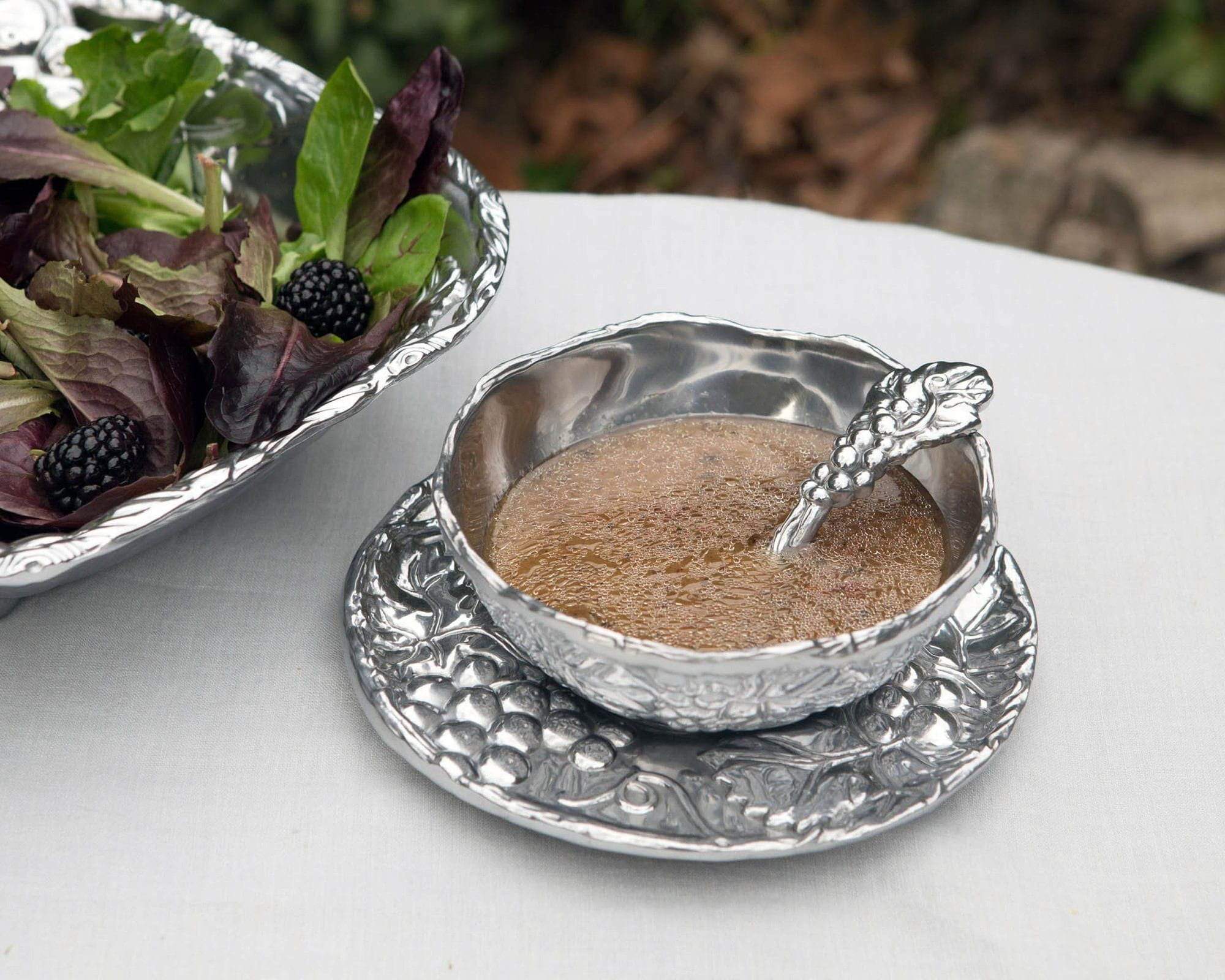 Arthur Court Grape Condiment Server - Image 3