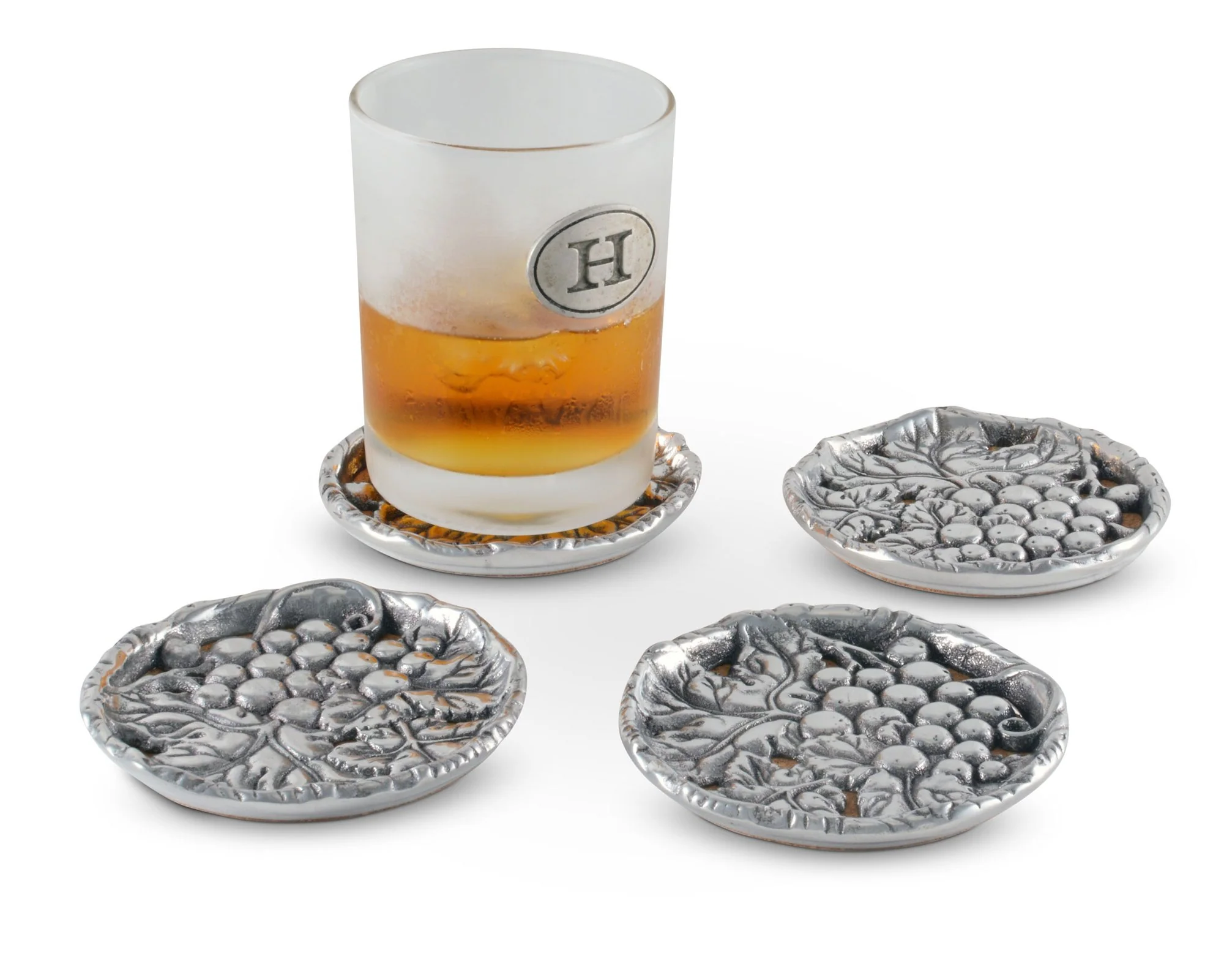 Arthur Court Grape Drink Coaster Set Of 4 - Image 7