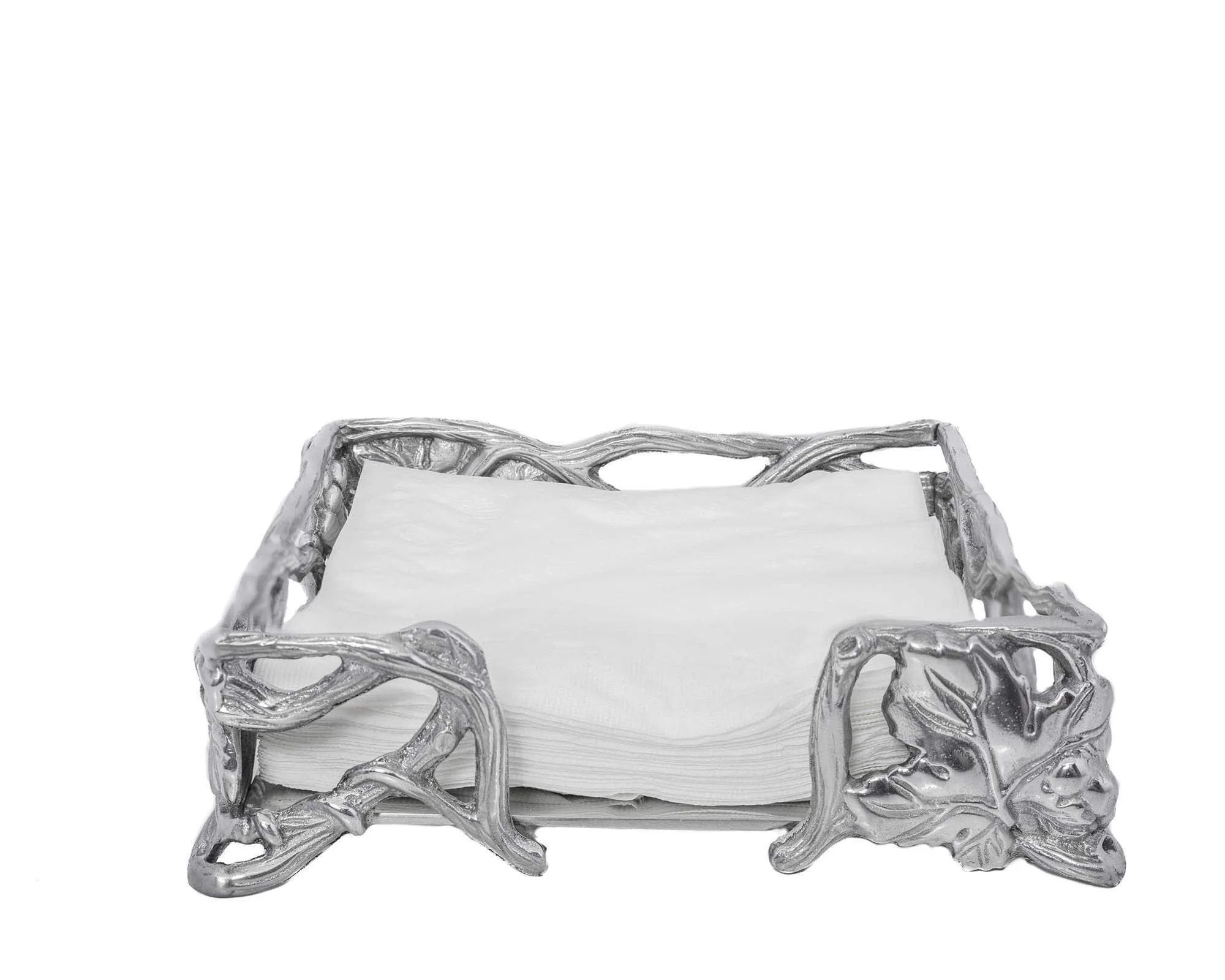 Arthur Court Grape Open Vine Napkin Box - Image 2