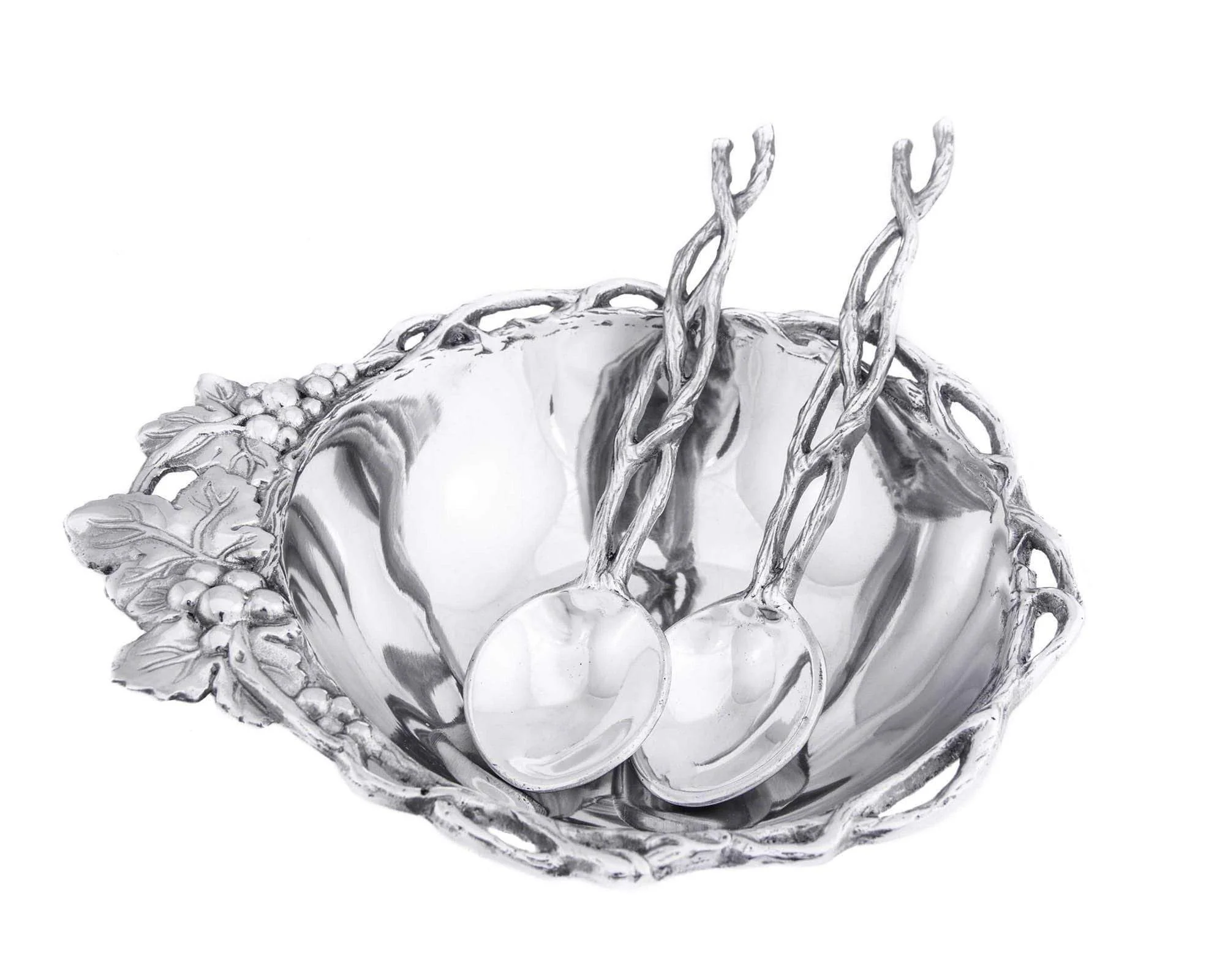 Arthur Court Grape Open Vine Salad Set 3-pc