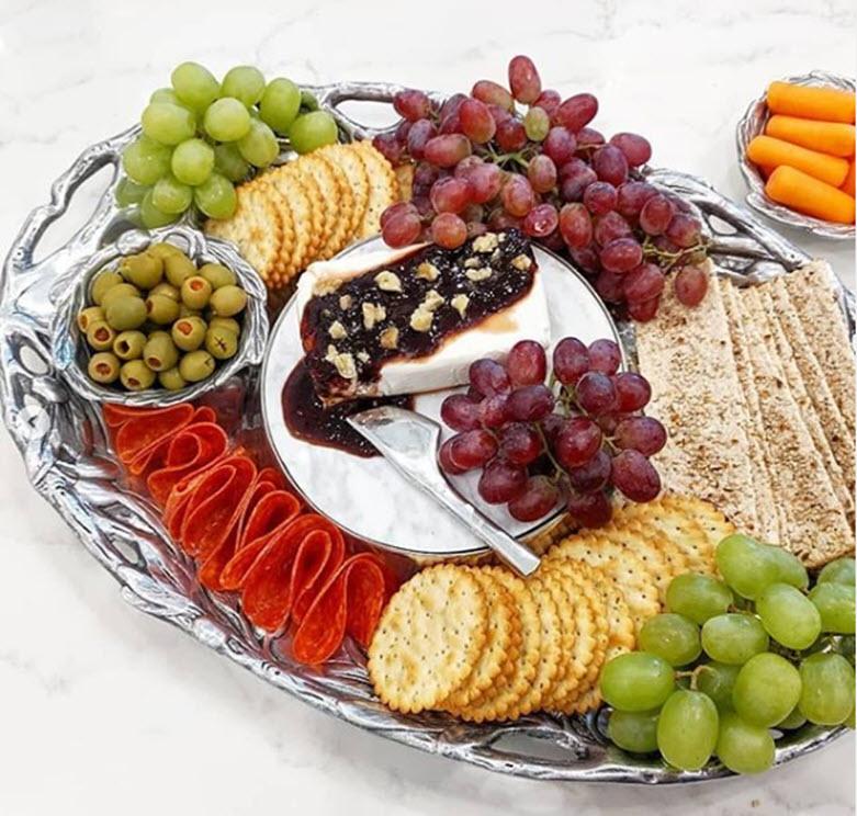 Arthur Court Grape Tray Entertainment Set 5 - Image 4