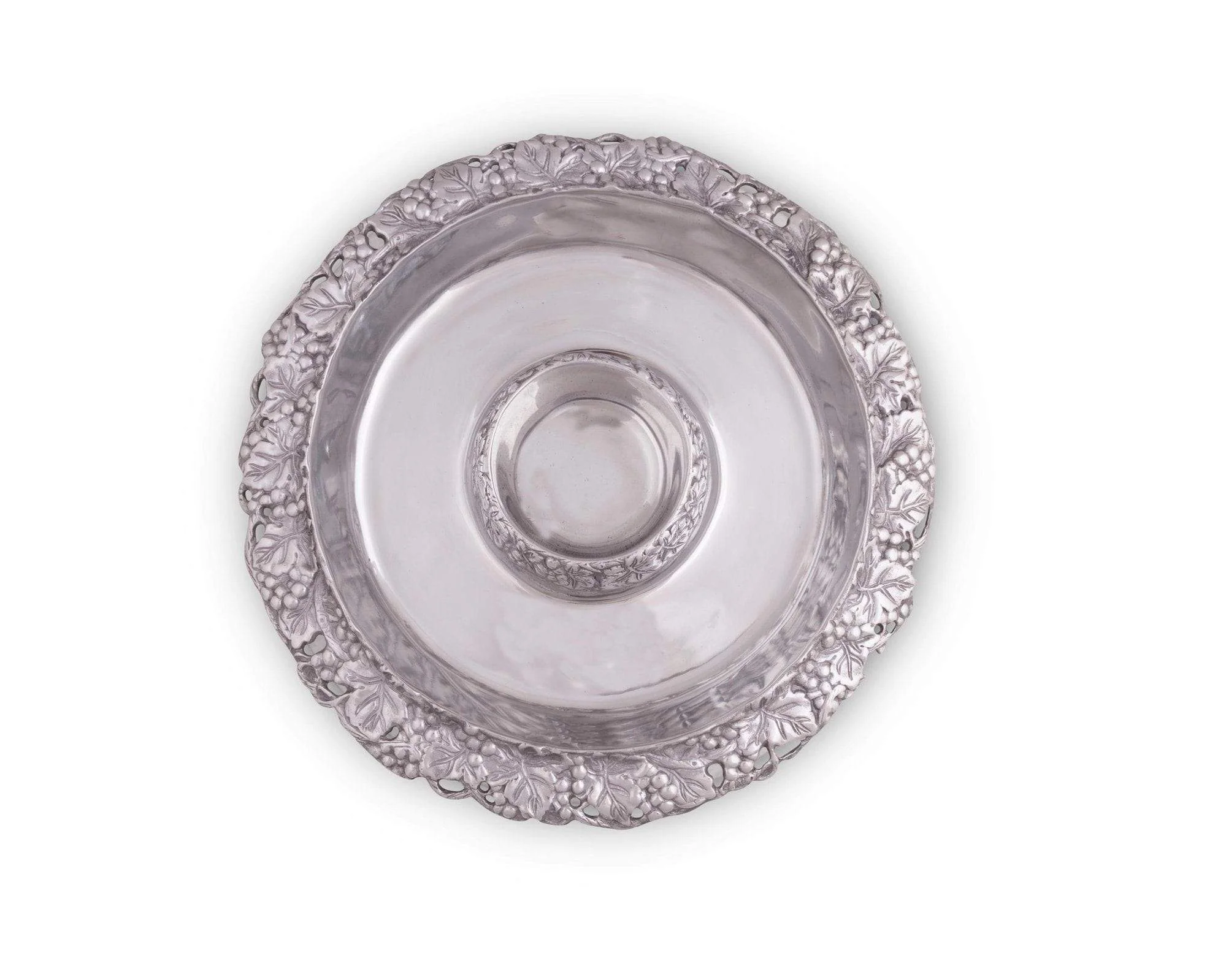 Arthur Court Grape Tray With Glass Bowls