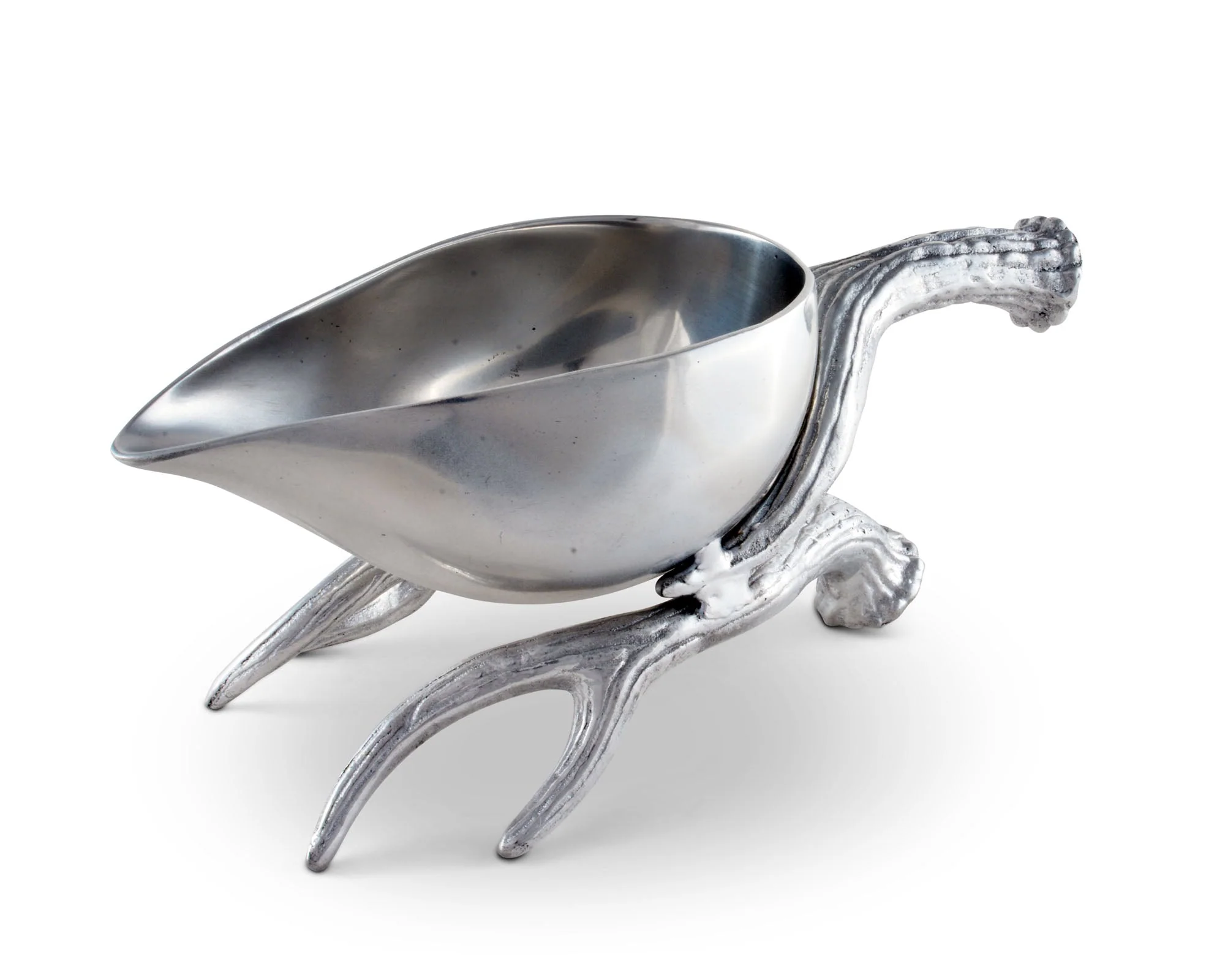 Arthur Court Gravy Boat - Antler - Image 2