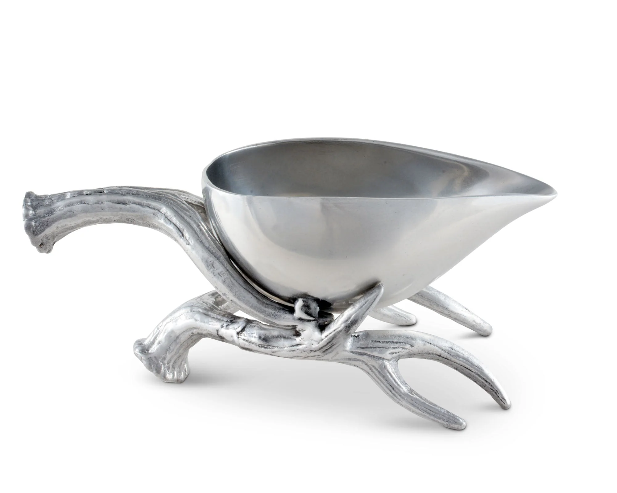 Arthur Court Gravy Boat - Antler - Image 3