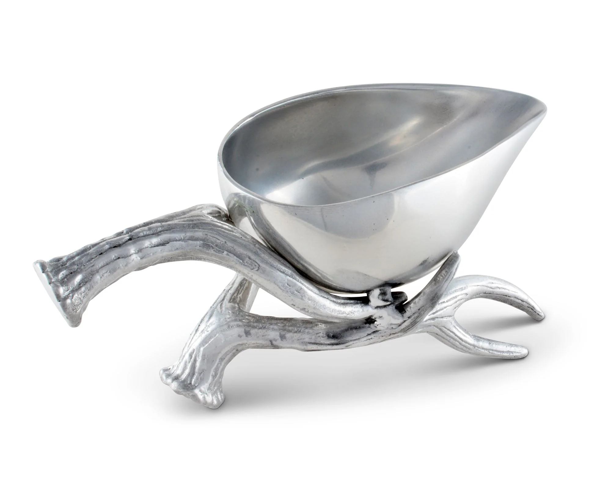 Arthur Court Gravy Boat - Antler - Image 4