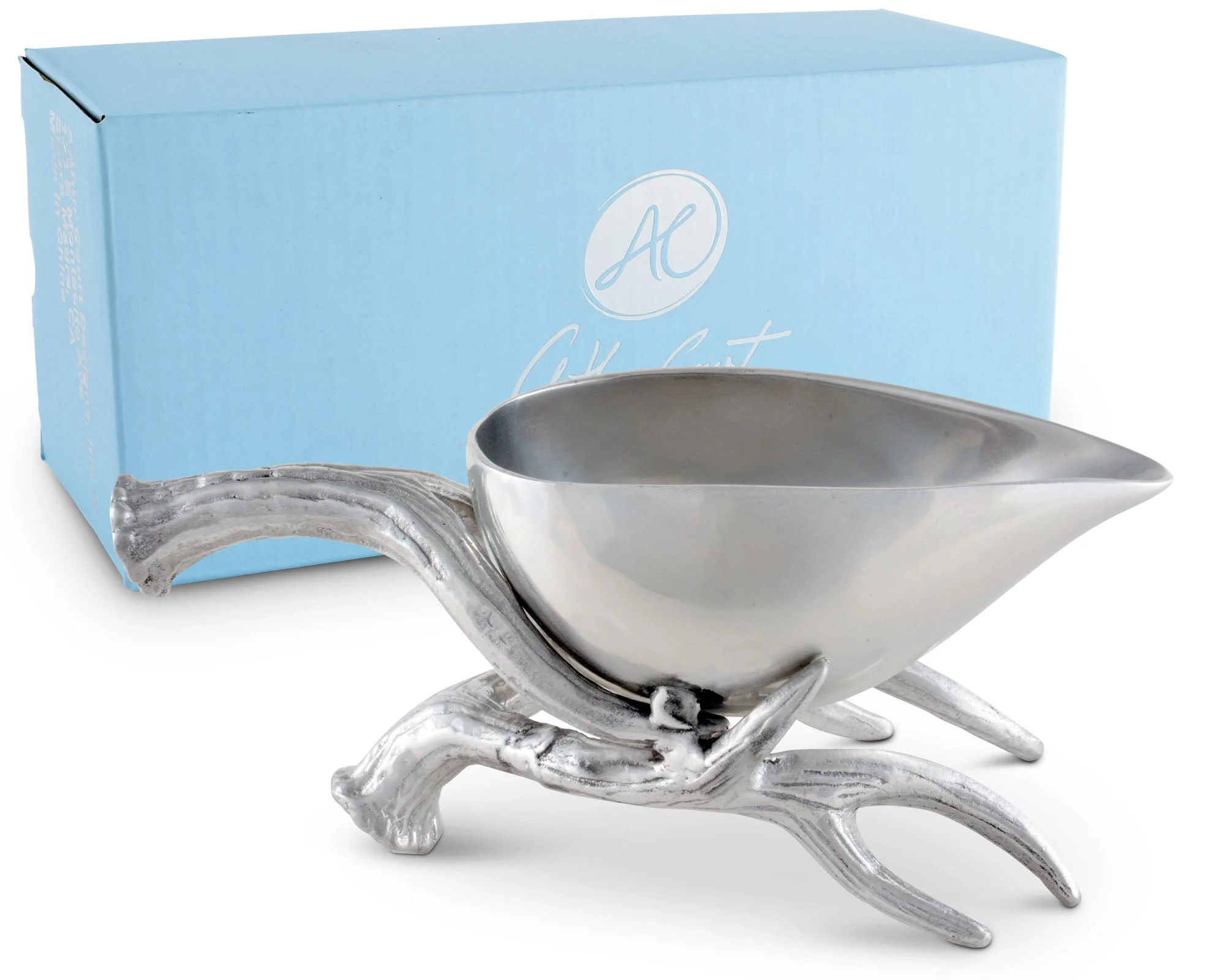 Arthur Court Gravy Boat - Antler - Image 5