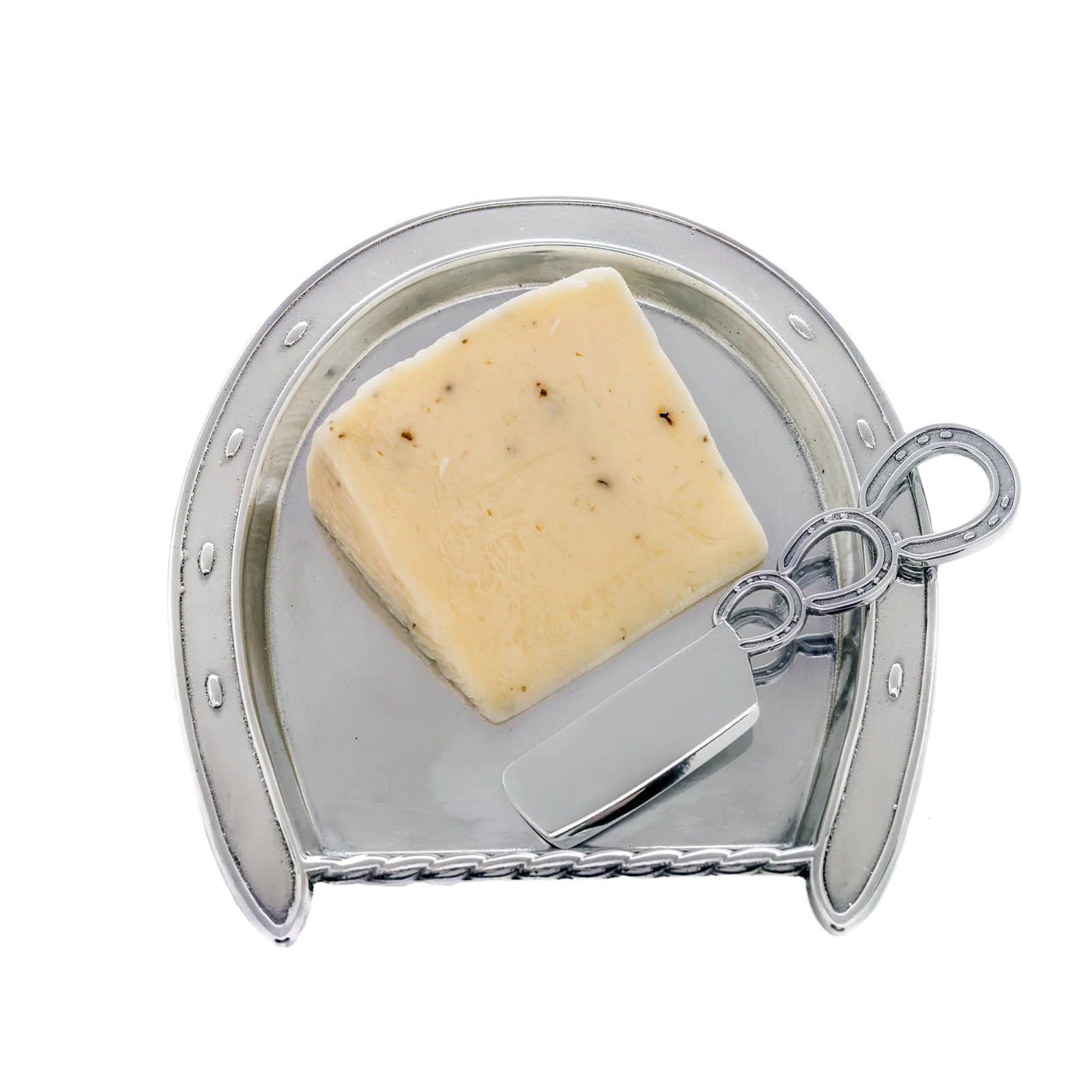 Arthur Court Horseshoe Plate with Server - Image 2
