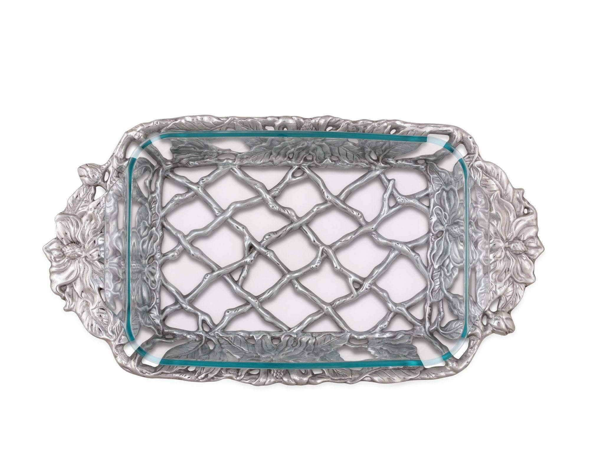 Arthur Court Magnolia Pyrex Holder 3qt - Image 2