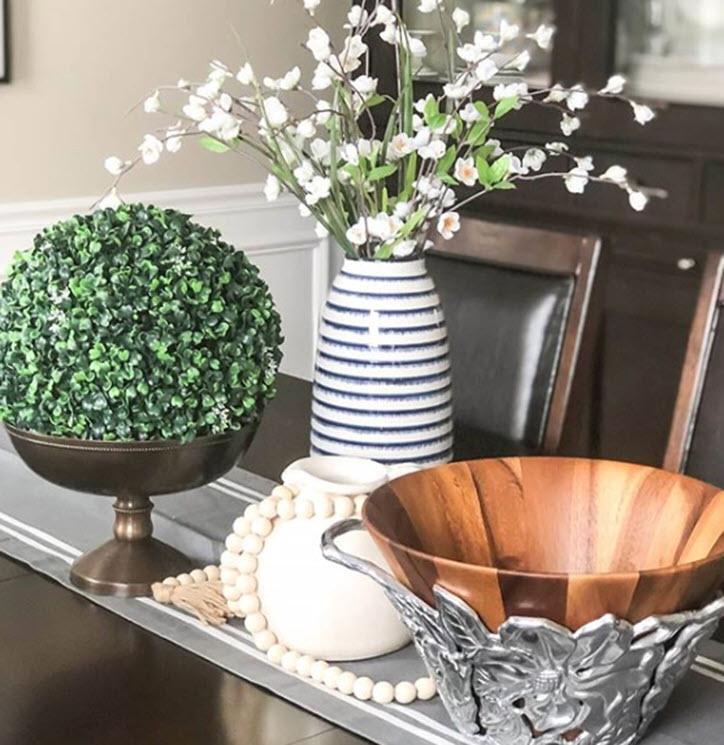 Arthur Court Magnolia Wood Tall Salad Bowl - Image 6