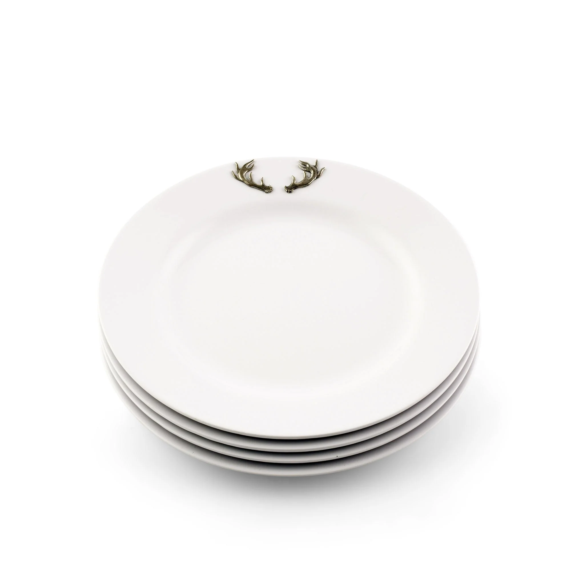 Arthur Court Melamine Lunch Plates (4) - Antlers - Image 3