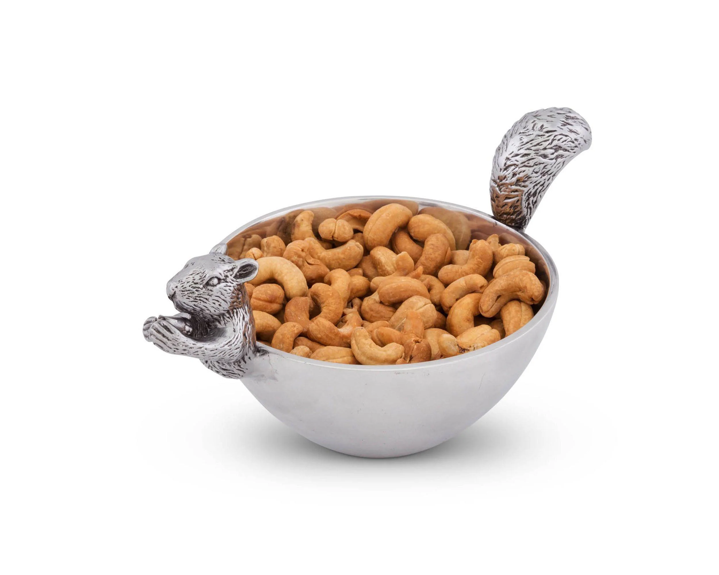 Arthur Court Nut Bowl - Squirrel  Head/Tail Small