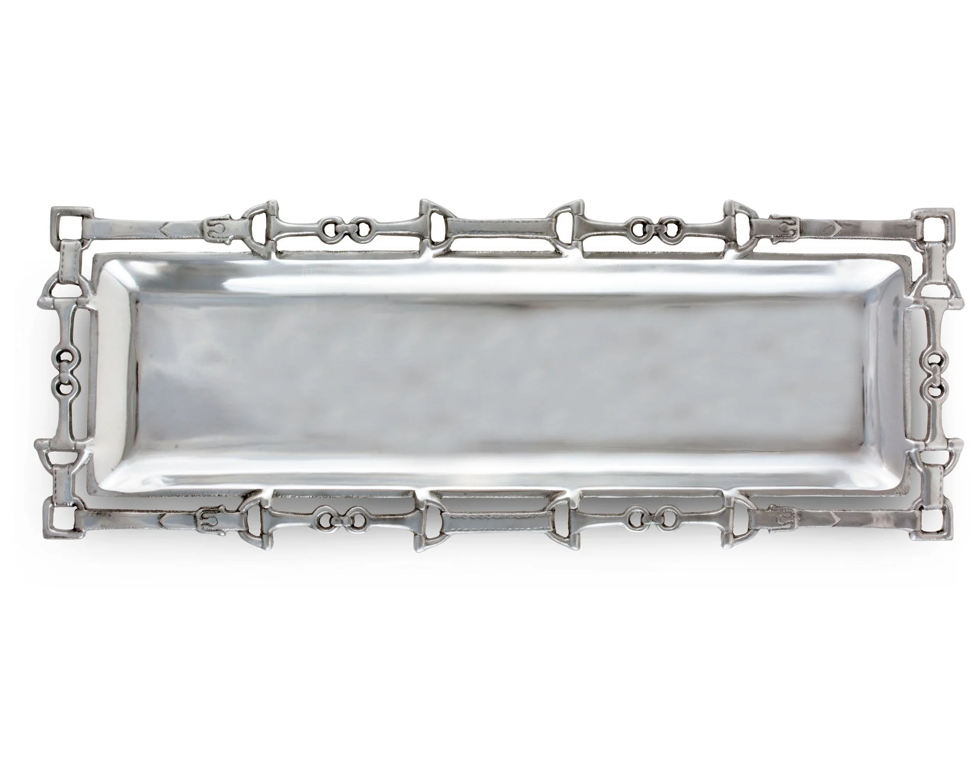 Arthur Court Oblong Tray - Equestrian Open Work - Image 2