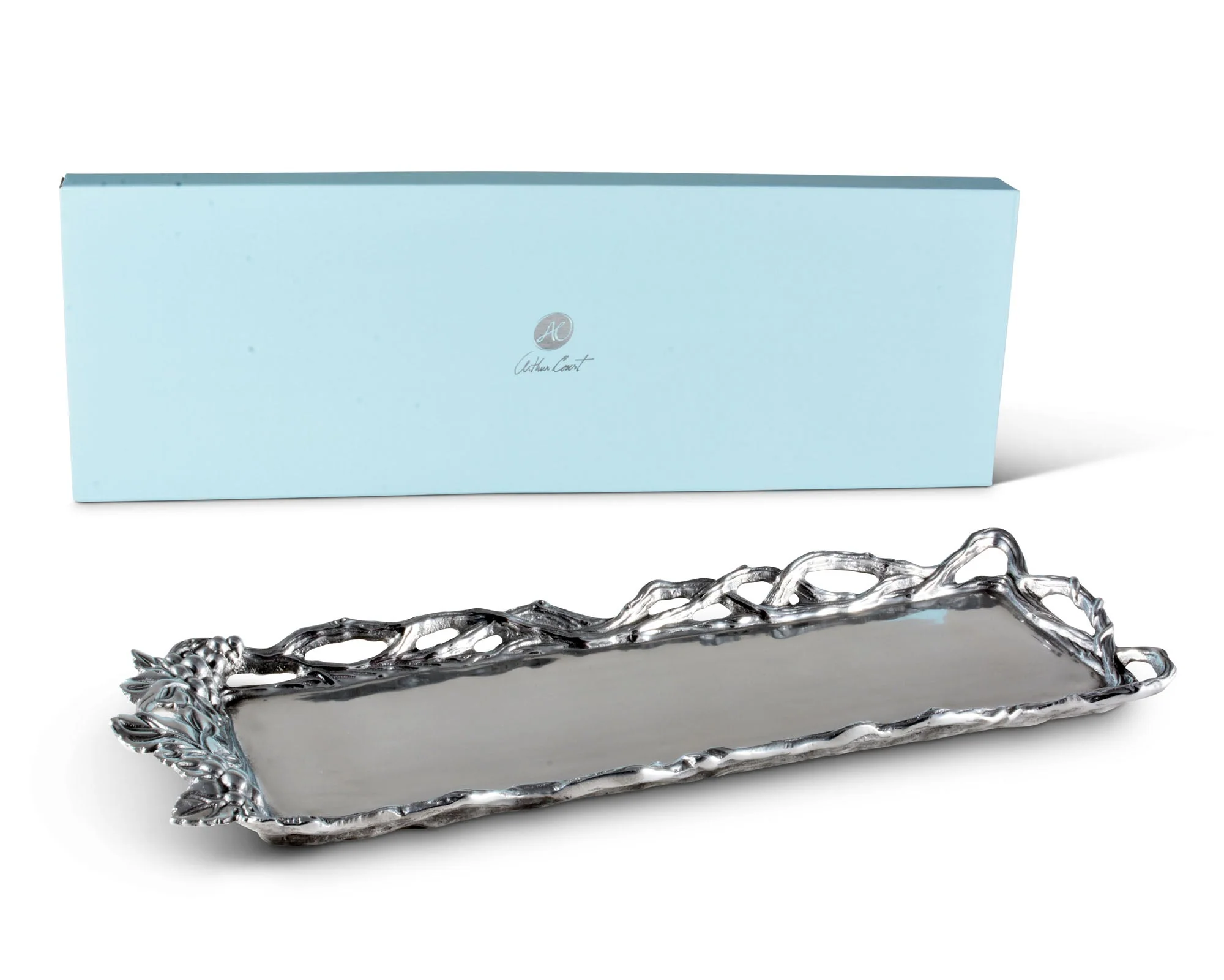 Arthur Court Oblong Tray - Grape Open Vine - Image 3