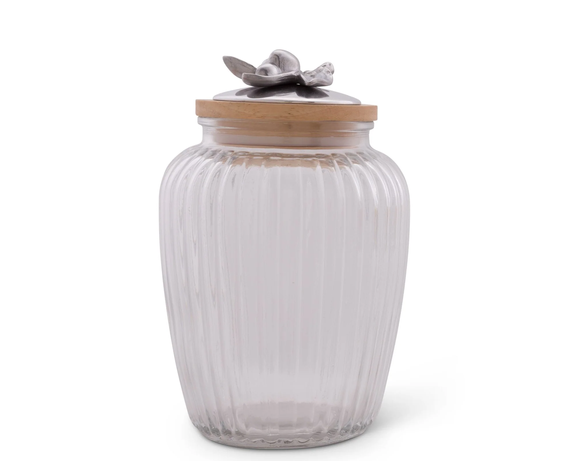 Arthur Court Olive Glass Canister - Large 60 Oz - Image 2