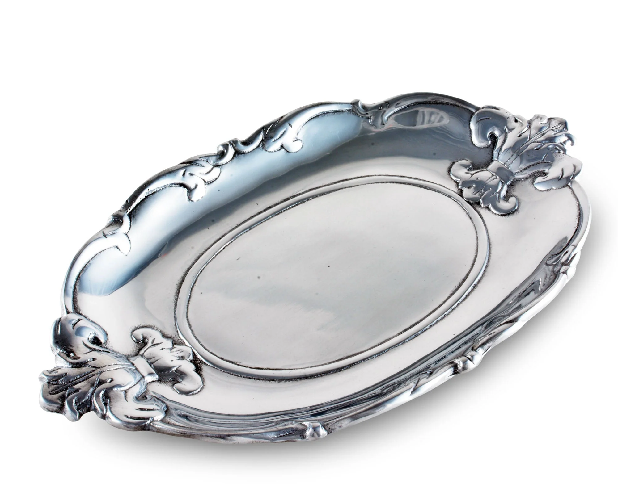 Arthur Court Oval Tray - Fleur-De-Lis - Image 2