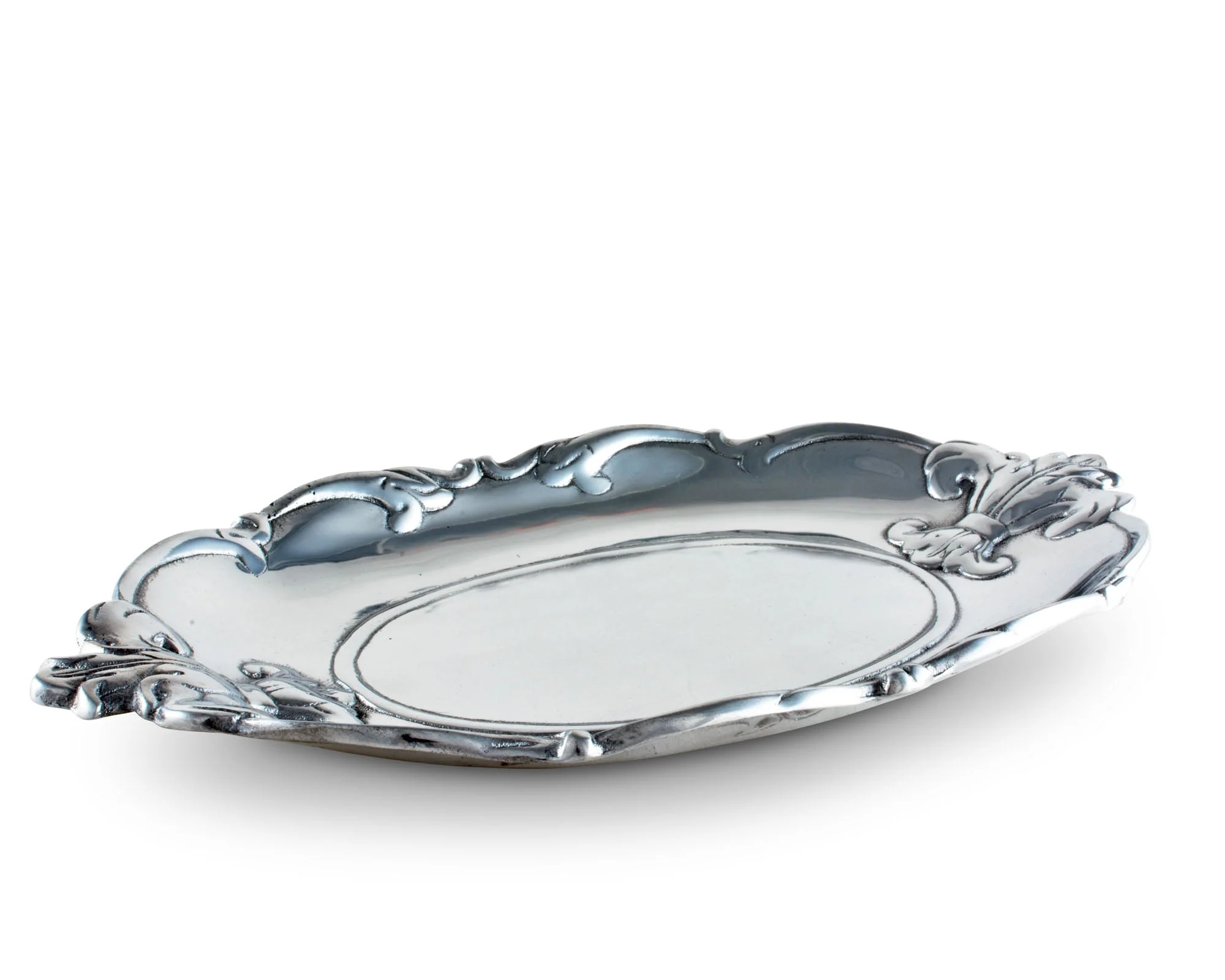 Arthur Court Oval Tray - Fleur-De-Lis - Image 3