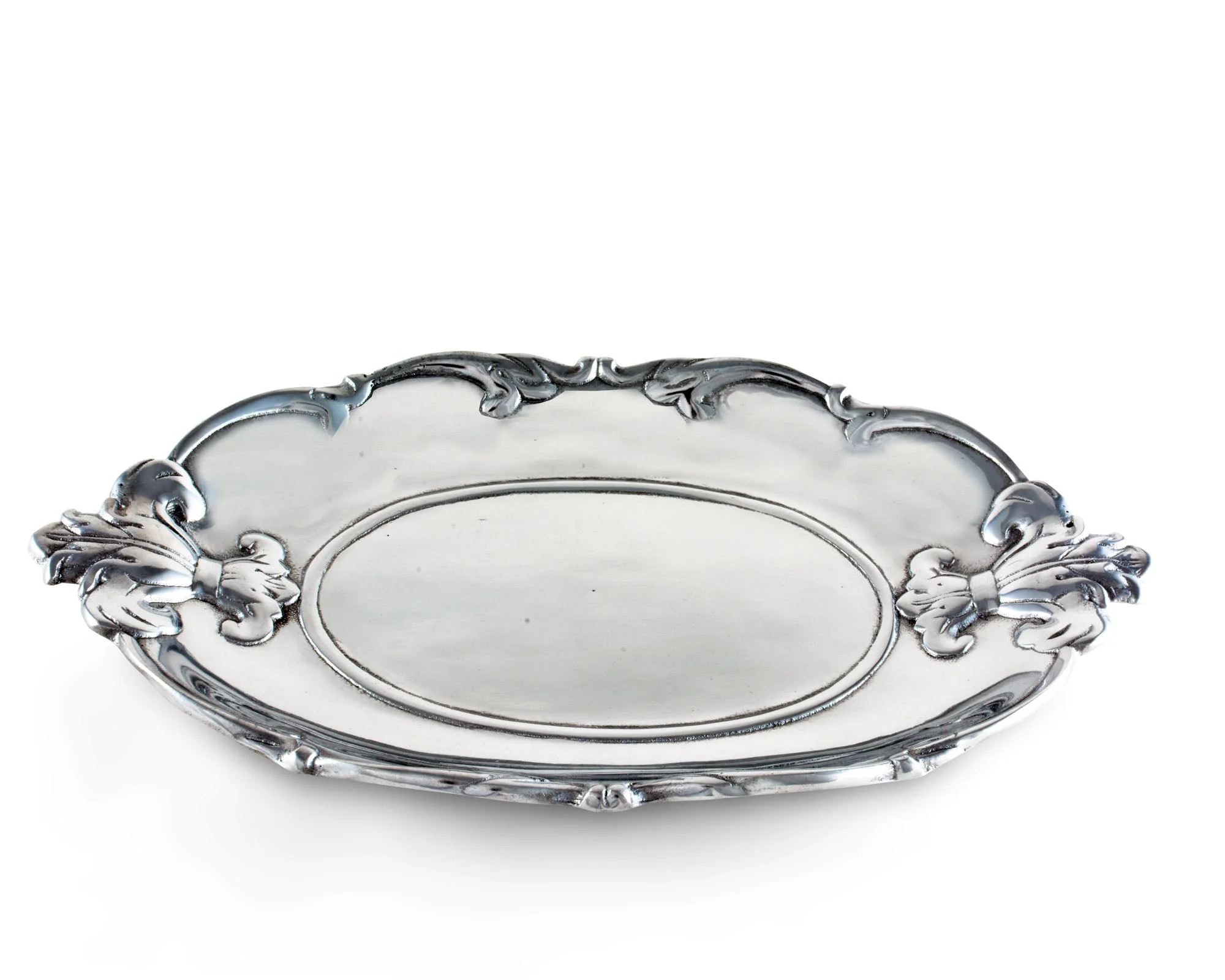 Arthur Court Oval Tray - Fleur-De-Lis - Image 4