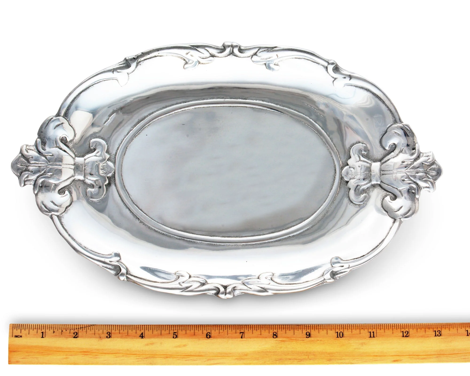 Arthur Court Oval Tray - Fleur-De-Lis - Image 5