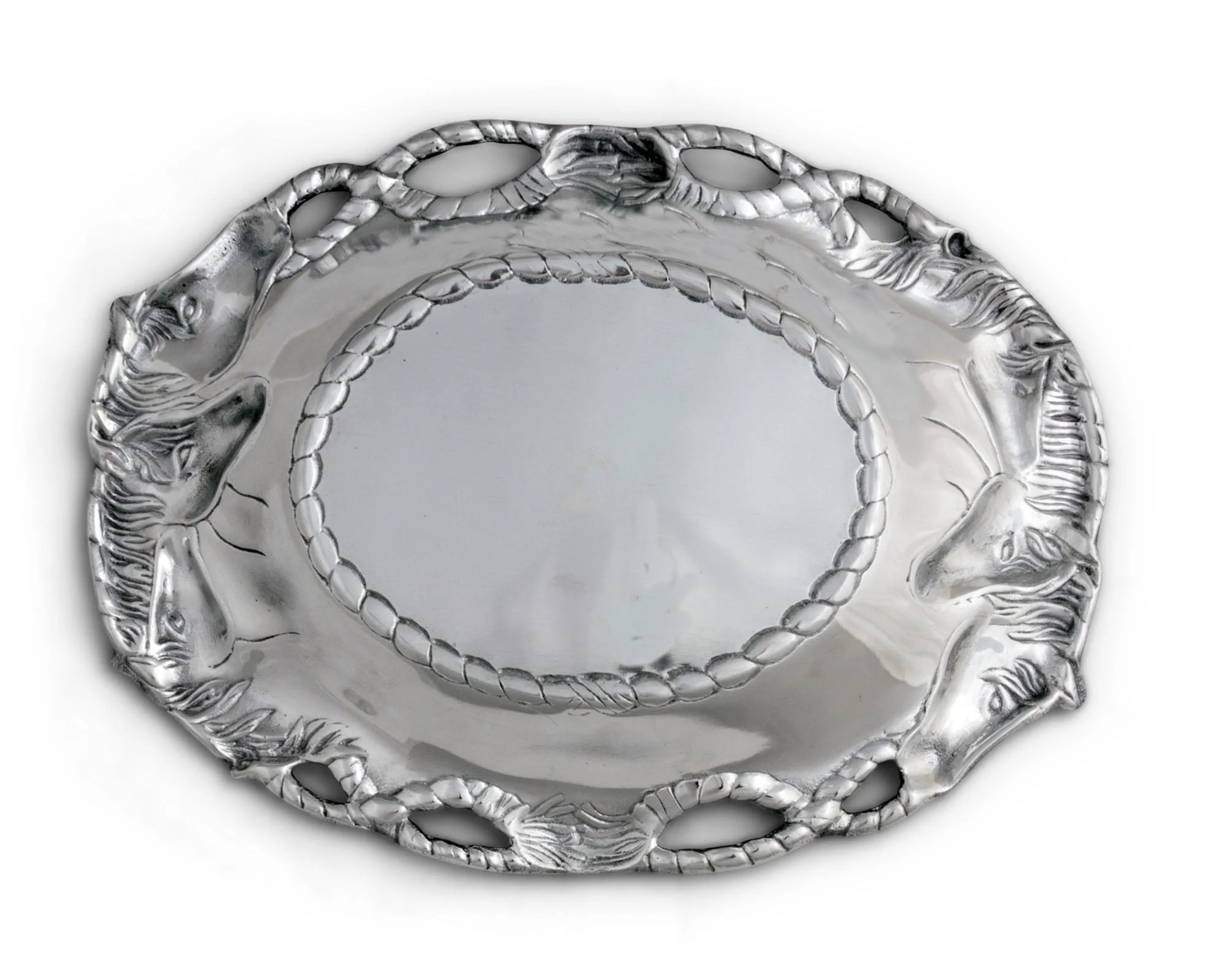 Arthur Court Oval Tray - Horse - Image 5