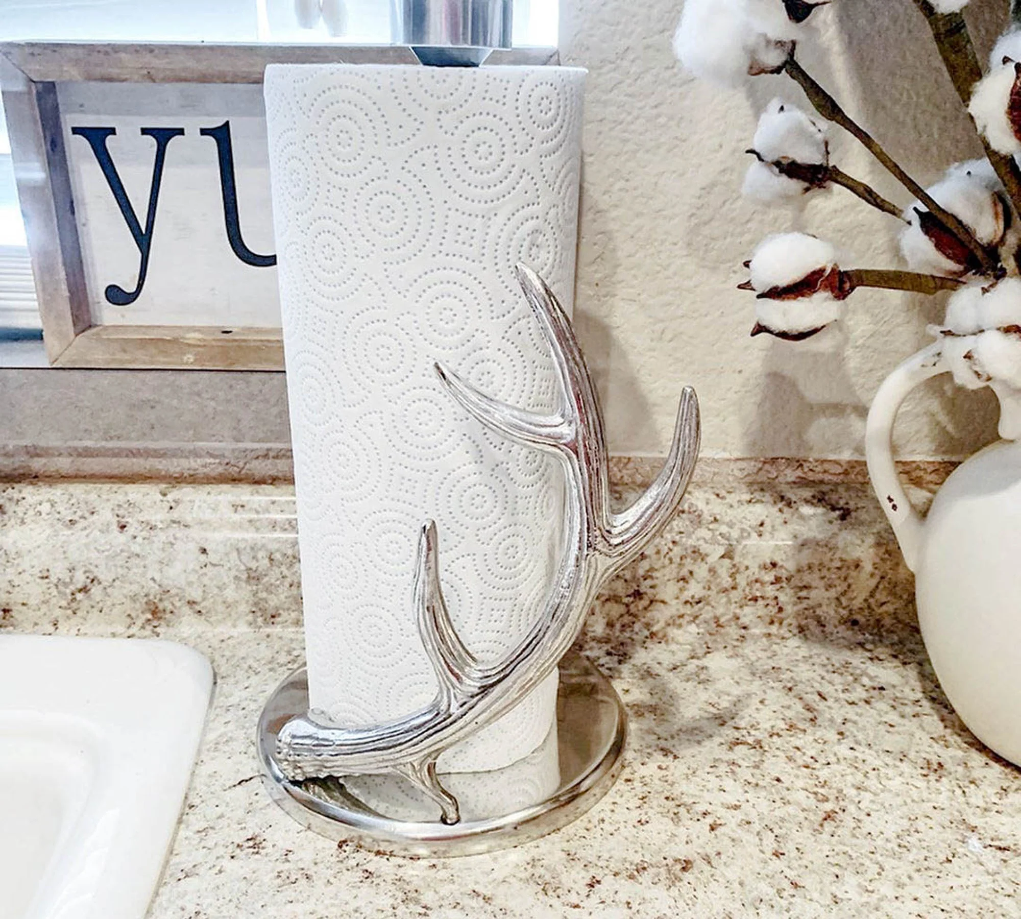 Arthur Court Paper Towel Holder - Antler - Image 3