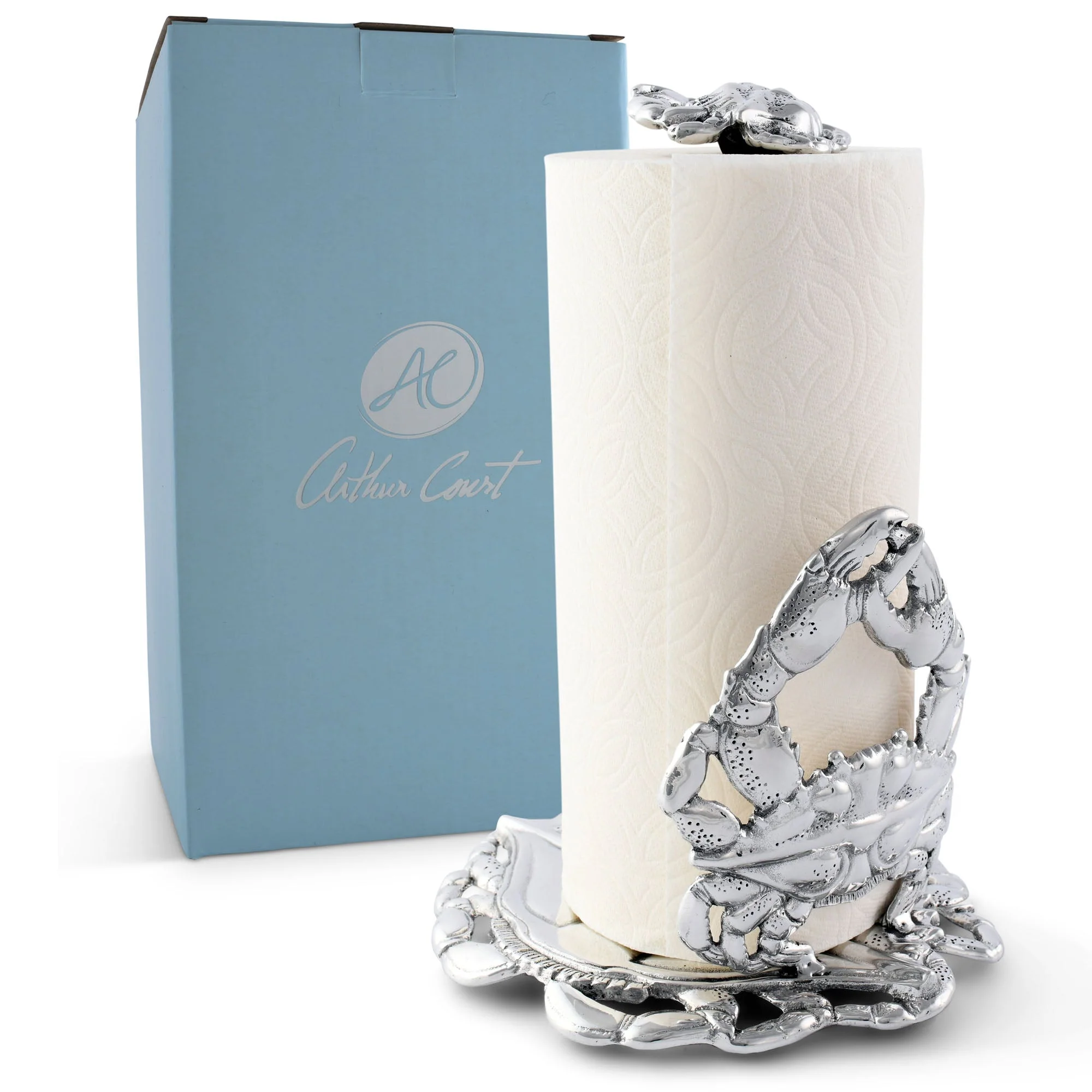 Arthur Court Paper Towel Holder - Crab - Image 5