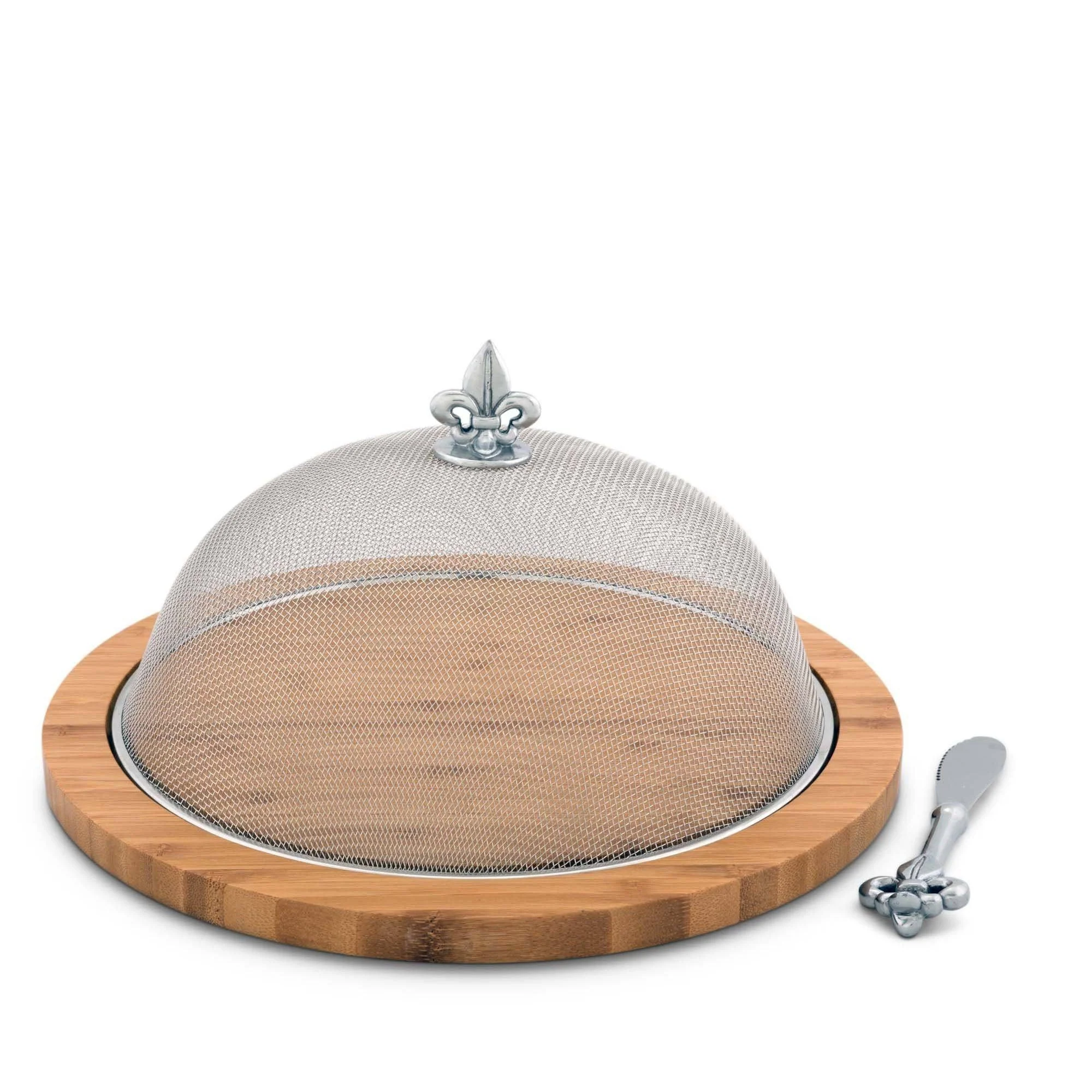 Arthur Court Picnic Cheese Board / Spreader - Fleur de Lis - Image 3